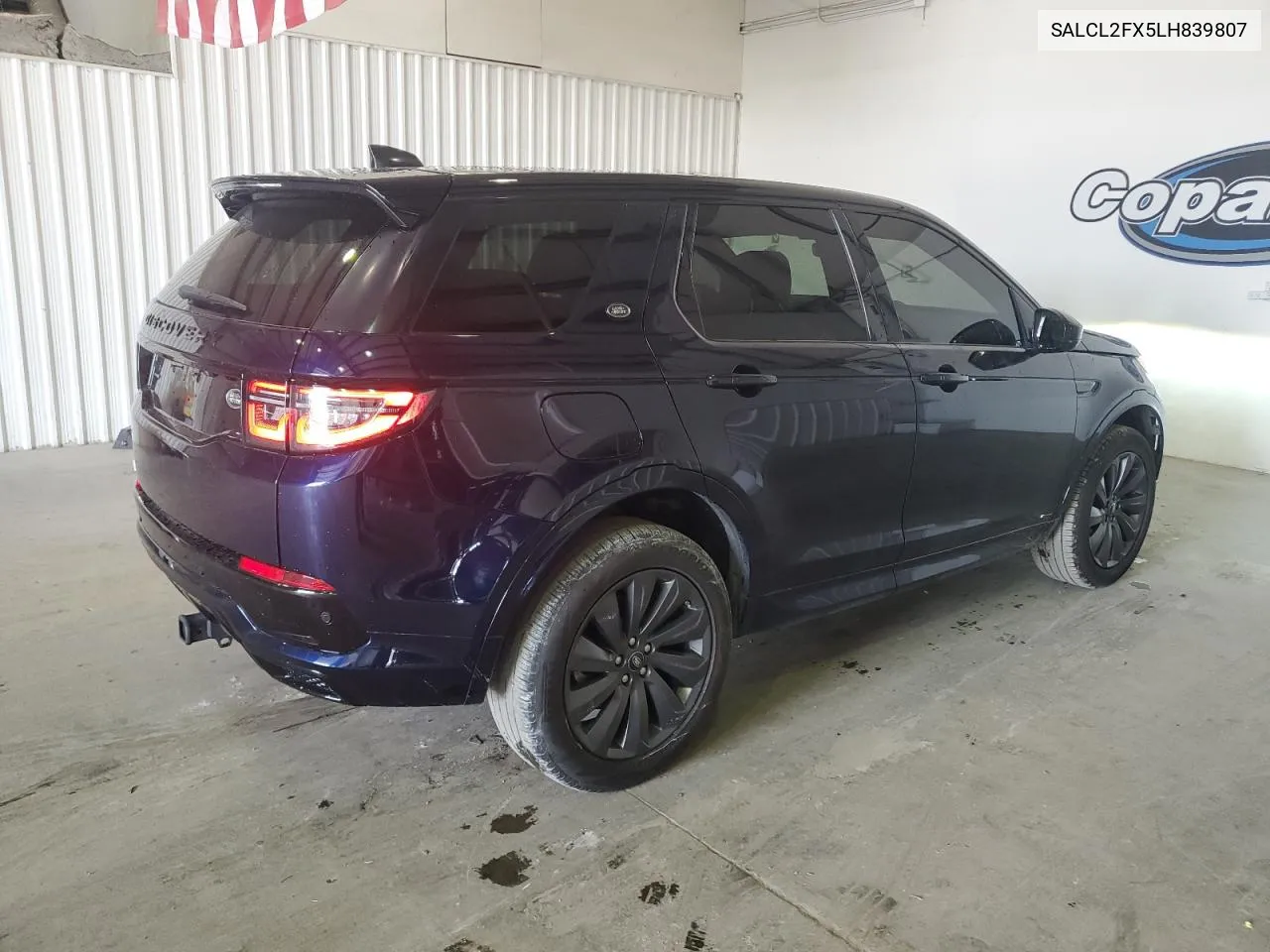 2020 Land Rover Discovery Sport Se R-Dynamic VIN: SALCL2FX5LH839807 Lot: 61489574