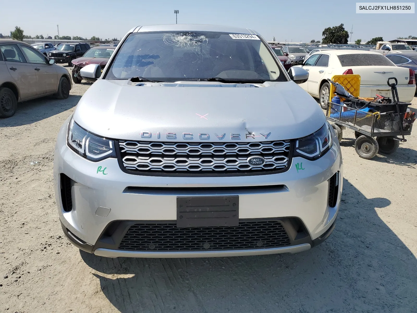 2020 Land Rover Discovery Sport S VIN: SALCJ2FX1LH851250 Lot: 63513294