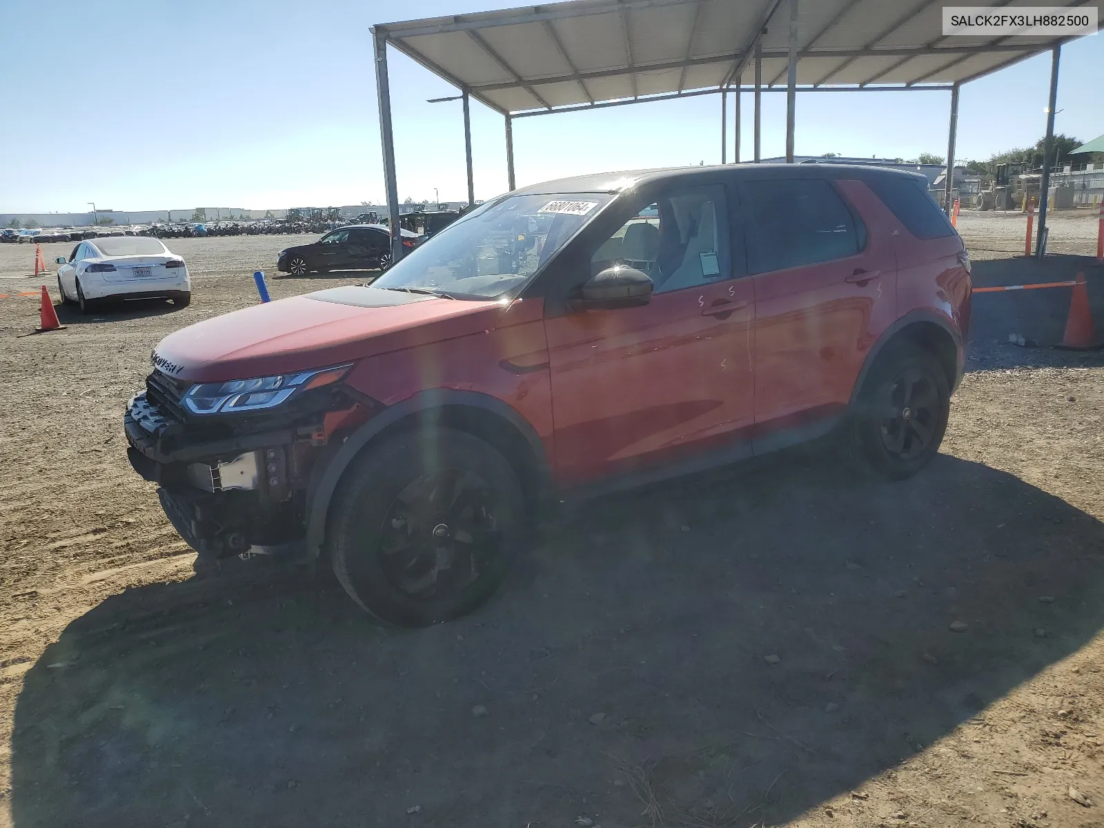 2020 Land Rover Discovery Sport VIN: SALCK2FX3LH882500 Lot: 66801064