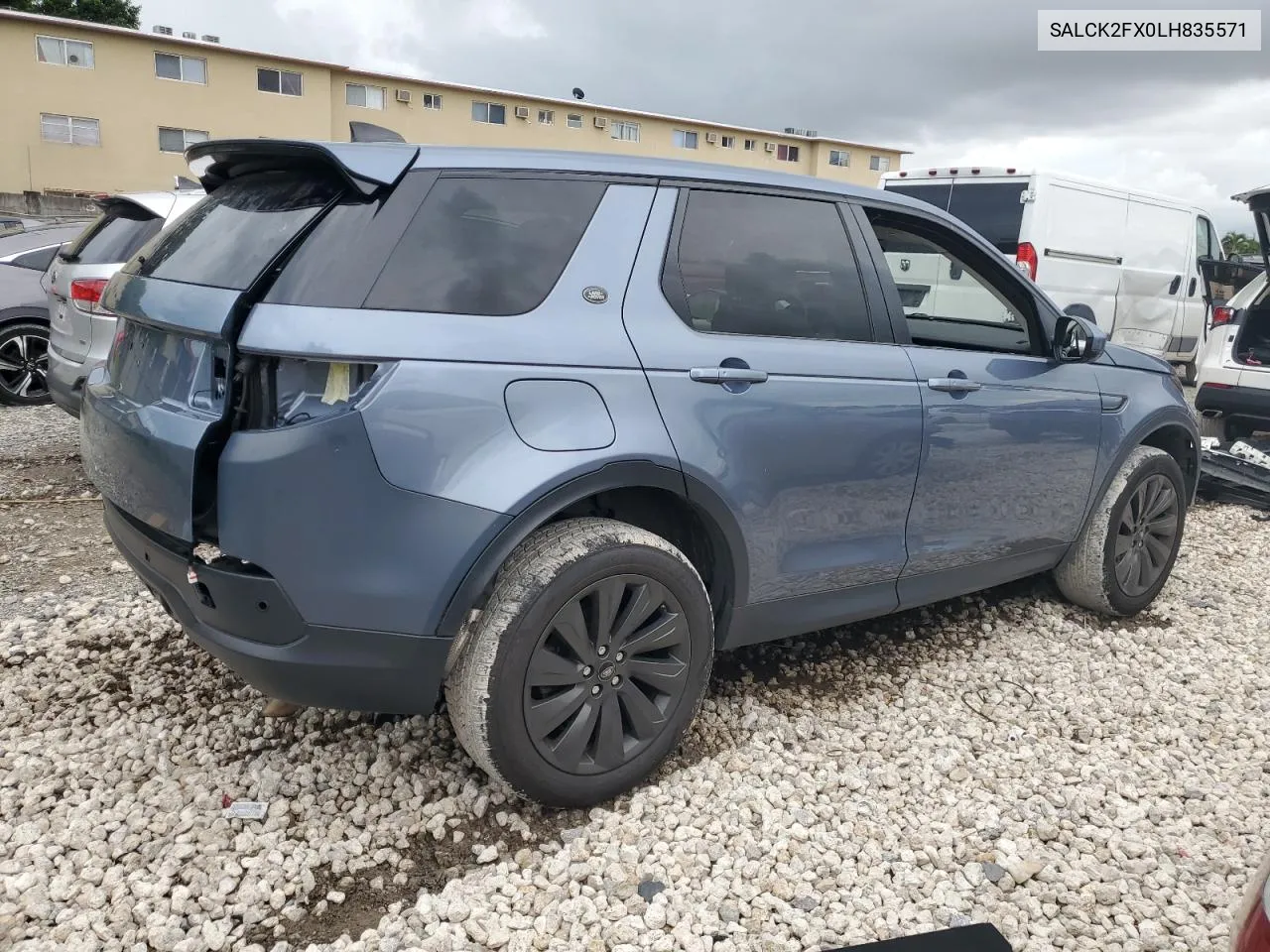 2020 Land Rover Discovery Sport VIN: SALCK2FX0LH835571 Lot: 67283834