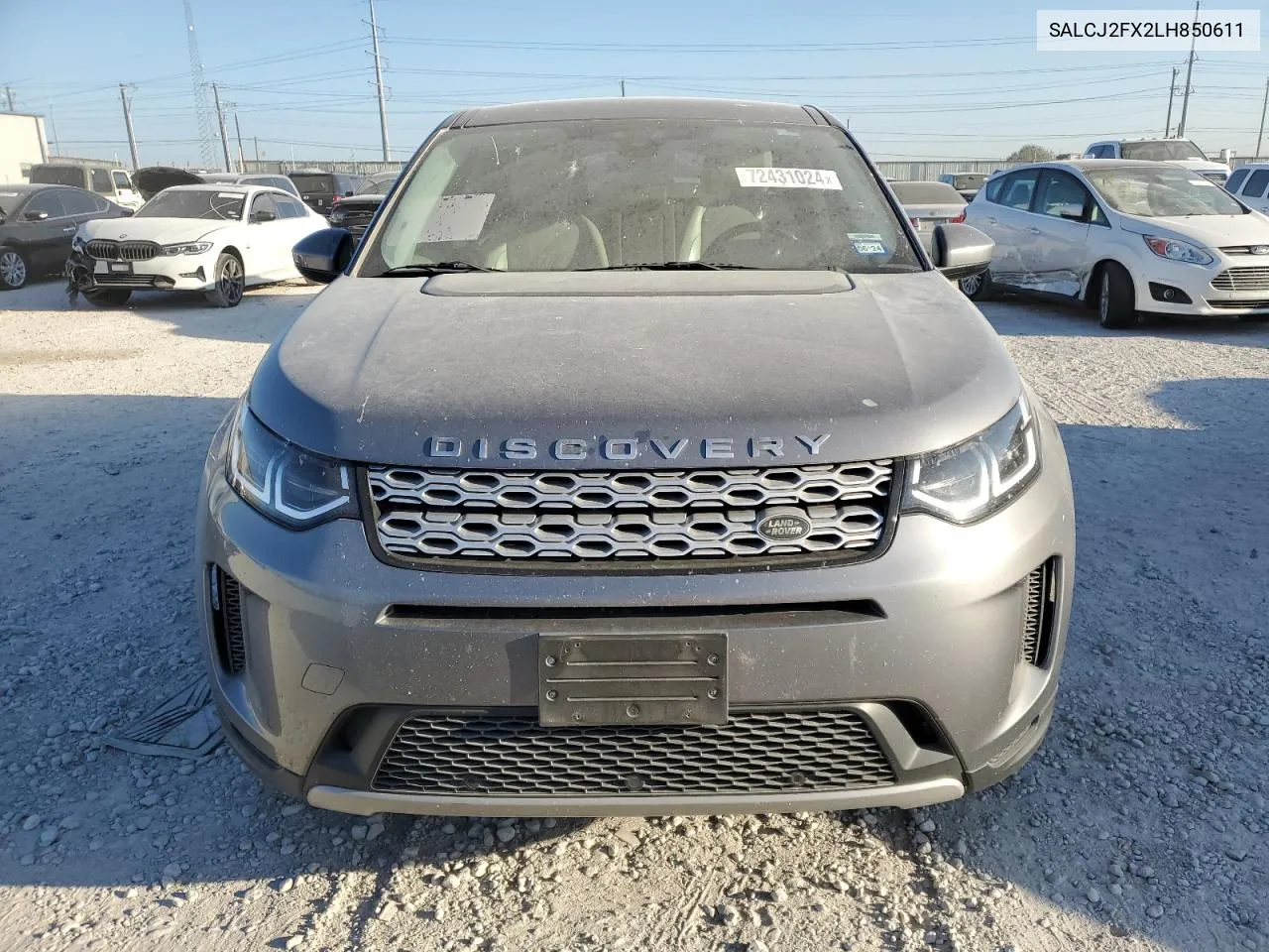 2020 Land Rover Discovery Sport S VIN: SALCJ2FX2LH850611 Lot: 72431024