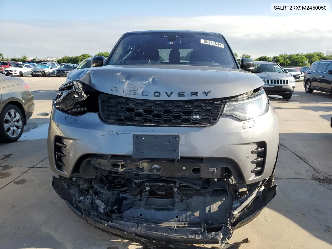 2021 Land Rover Discovery S R-Dynamic VIN: SALRT2RX9M2450050 Lot: 55217634