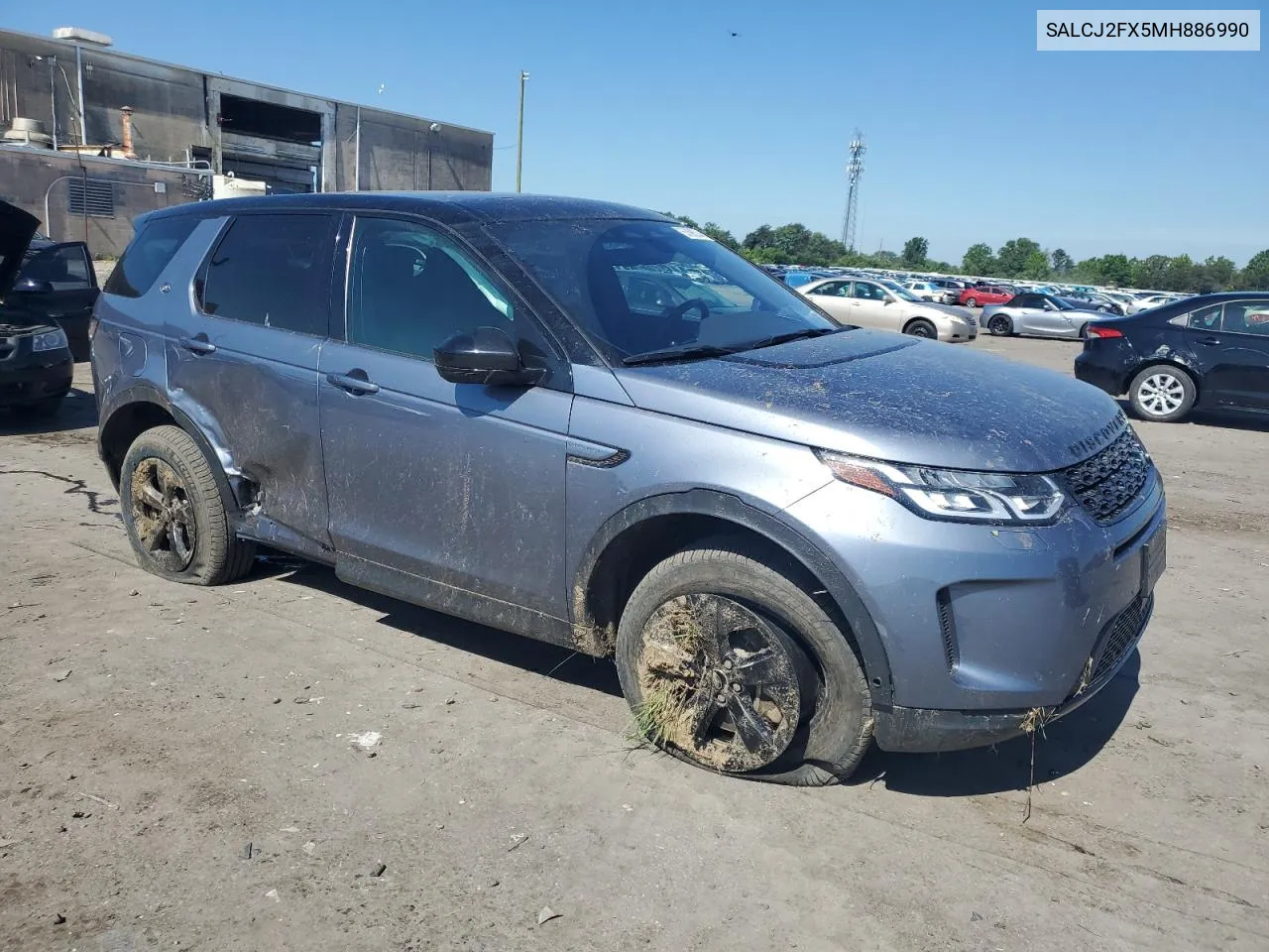 2021 Land Rover Discovery Sport S VIN: SALCJ2FX5MH886990 Lot: 55898244