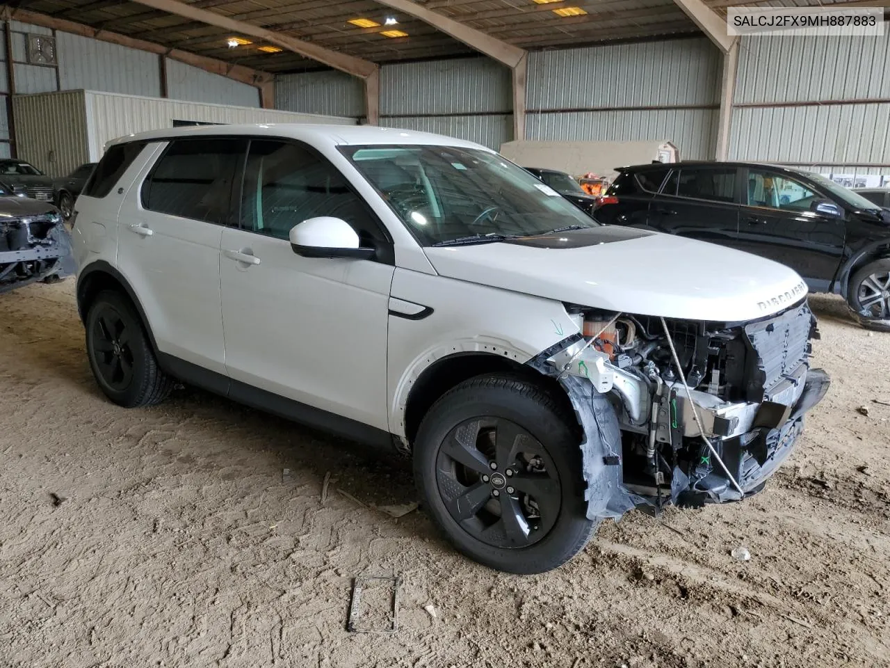 2021 Land Rover Discovery Sport S VIN: SALCJ2FX9MH887883 Lot: 57118774