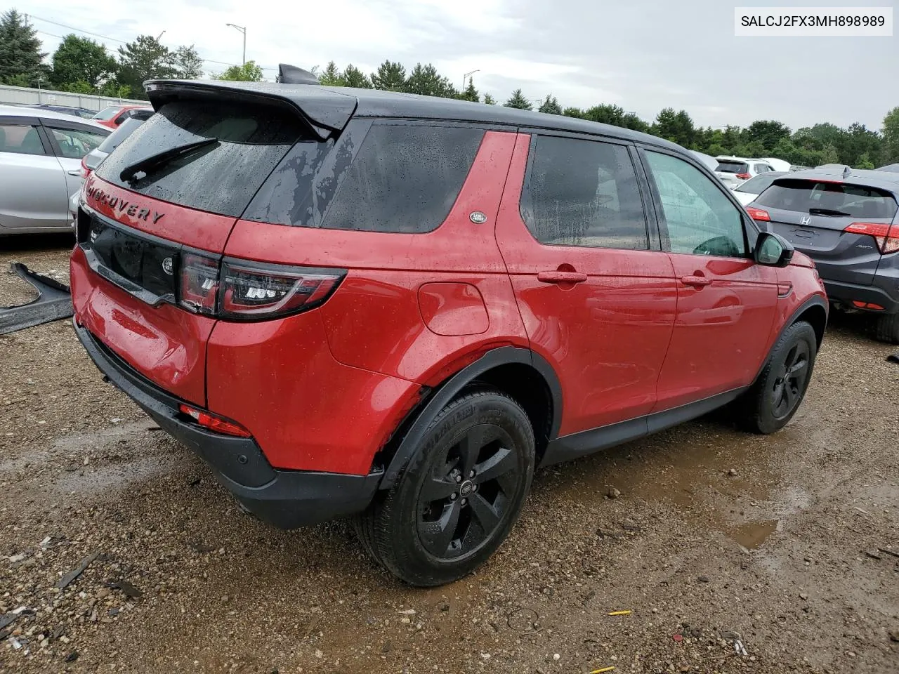 2021 Land Rover Discovery Sport S VIN: SALCJ2FX3MH898989 Lot: 62058014