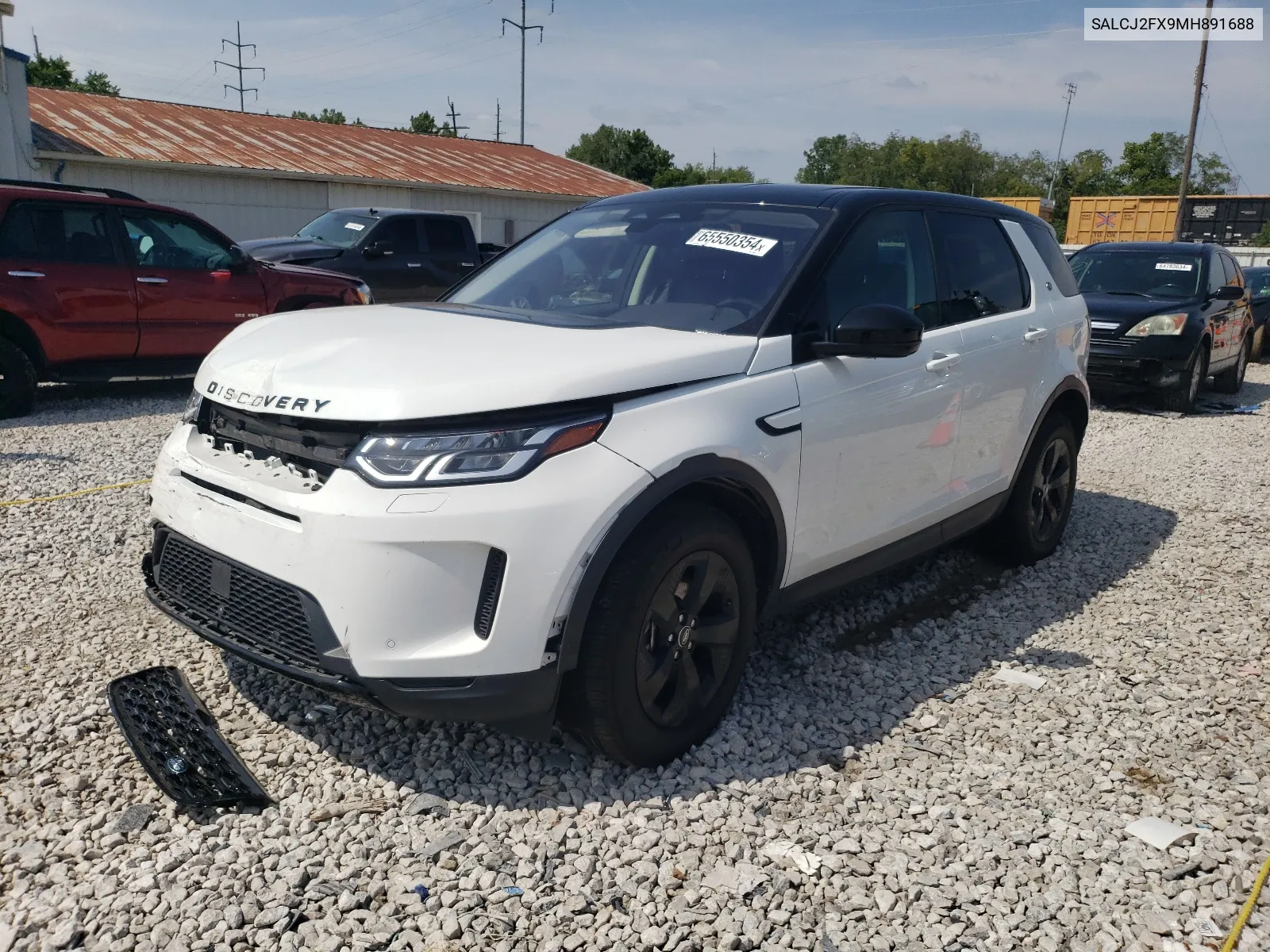 2021 Land Rover Discovery Sport S VIN: SALCJ2FX9MH891688 Lot: 65550354