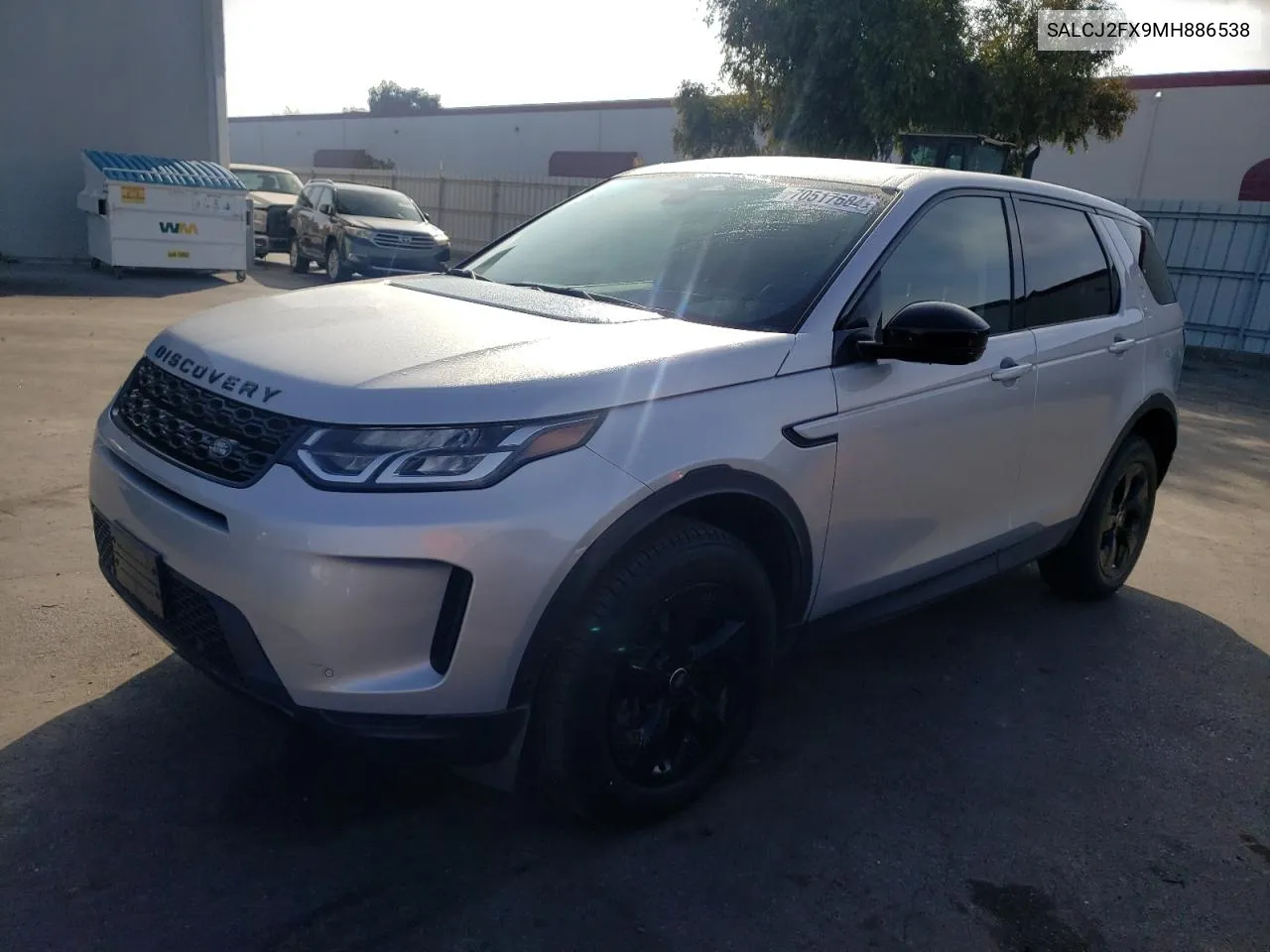 2021 Land Rover Discovery Sport S VIN: SALCJ2FX9MH886538 Lot: 70517684