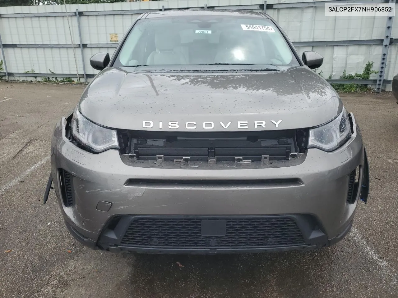 SALCP2FX7NH906852 2022 Land Rover Discovery Sport Se