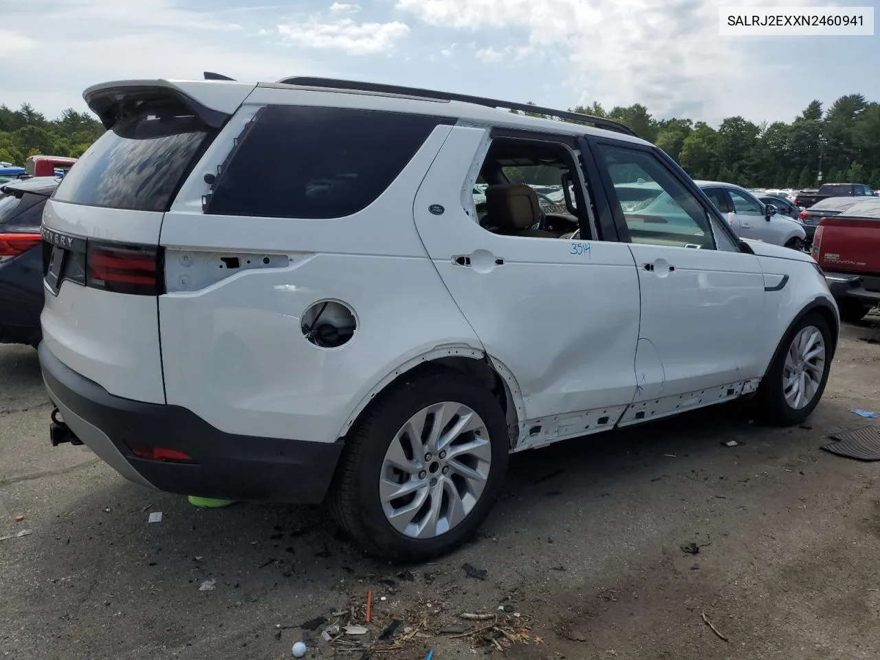 2022 Land Rover Discovery S VIN: SALRJ2EXXN2460941 Lot: 57112734