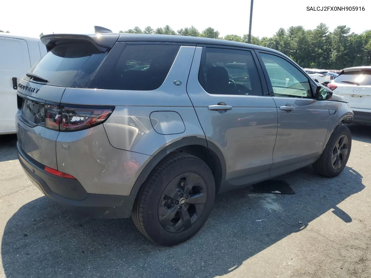 2022 Land Rover Discovery Sport S VIN: SALCJ2FX0NH905916 Lot: 57935264