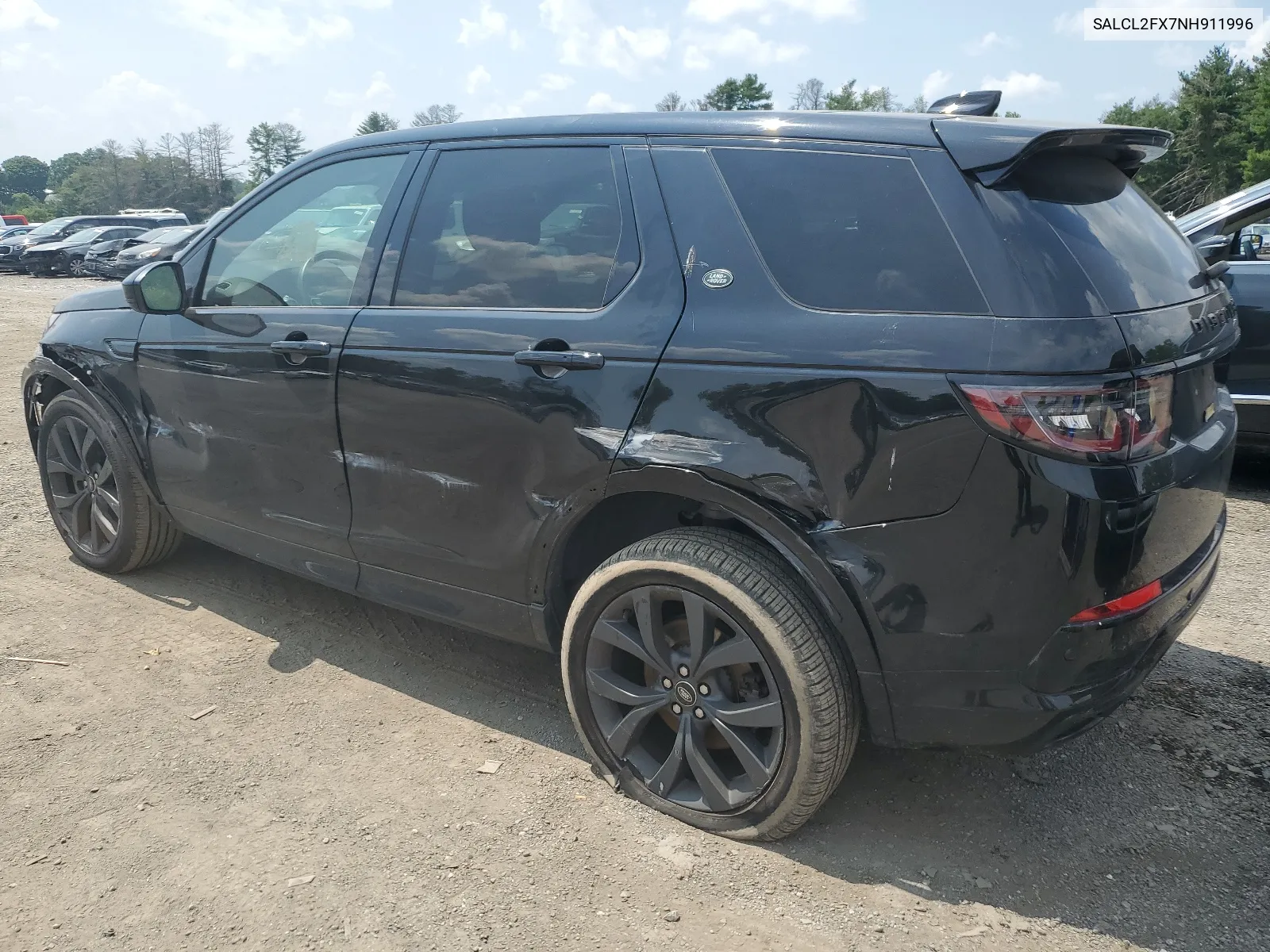 2022 Land Rover Discovery Sport Se R-Dynamic VIN: SALCL2FX7NH911996 Lot: 62268074