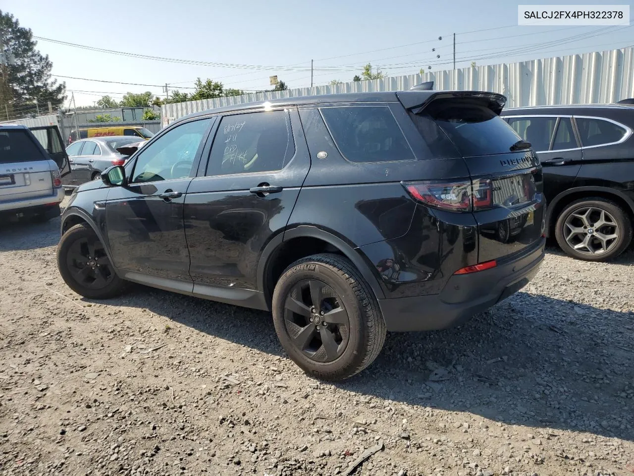 SALCJ2FX4PH322378 2023 Land Rover Discovery Sport S