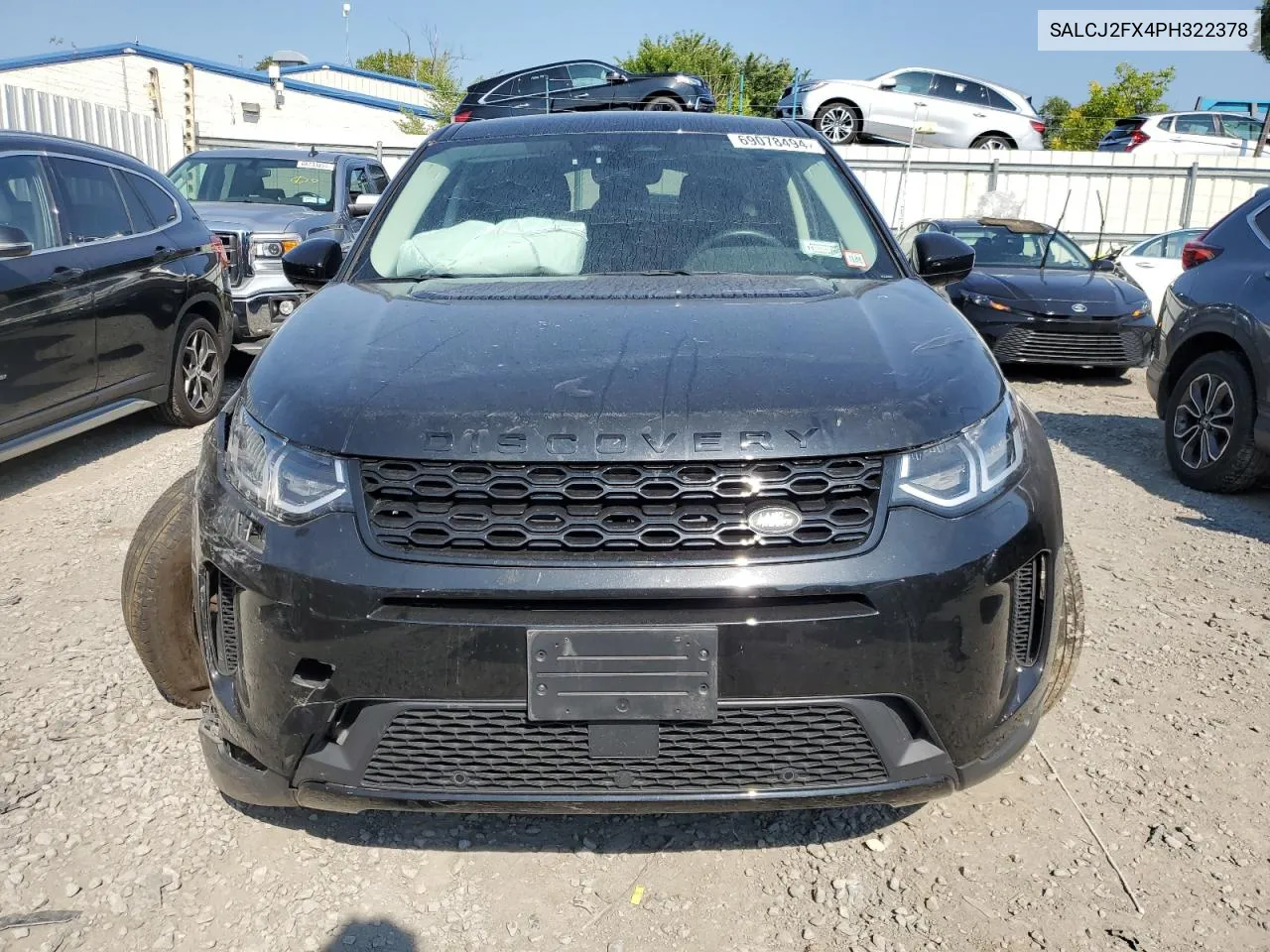 2023 Land Rover Discovery Sport S VIN: SALCJ2FX4PH322378 Lot: 69078494