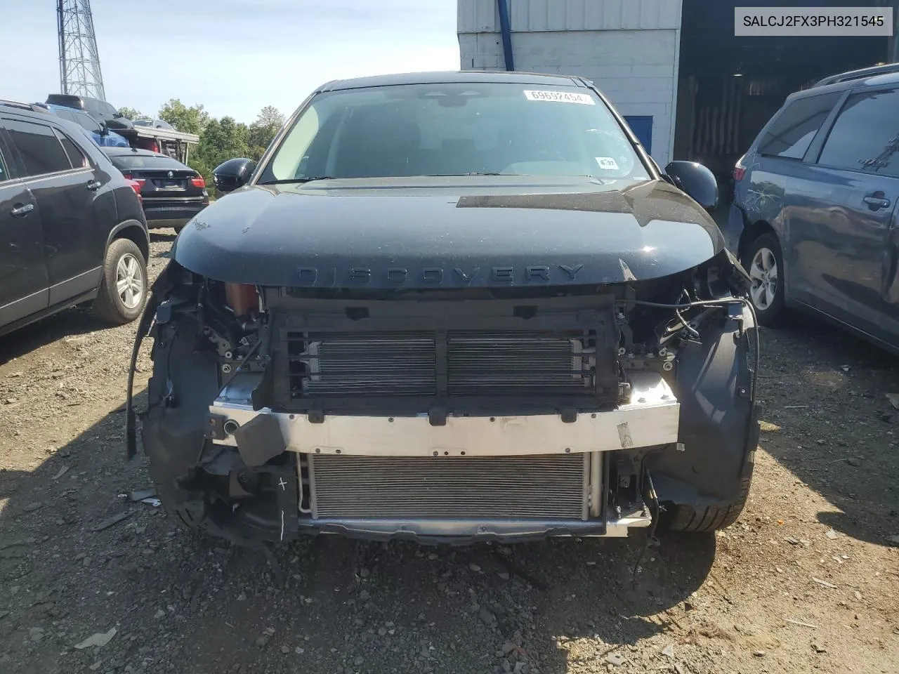 2023 Land Rover Discovery Sport S VIN: SALCJ2FX3PH321545 Lot: 69692454