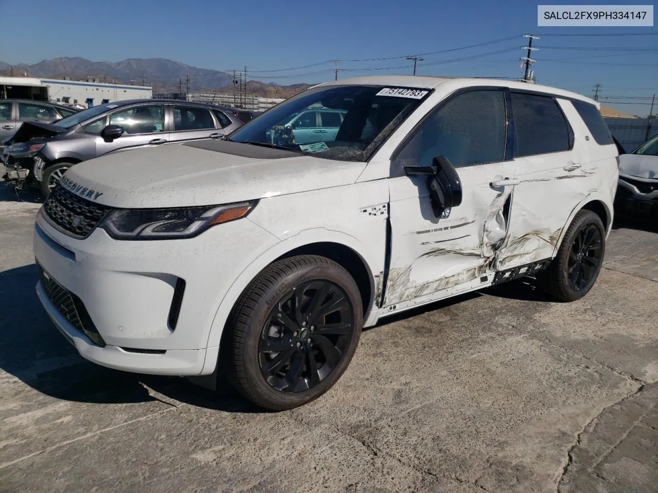 2023 Land Rover Discovery Sport Se R-Dynamic VIN: SALCL2FX9PH334147 Lot: 75142793