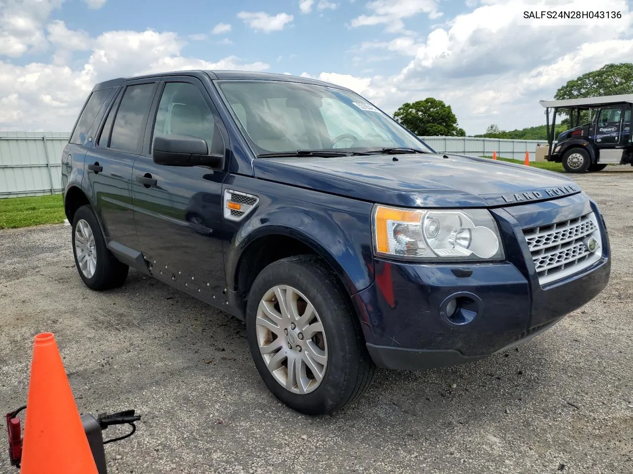 2008 Land Rover Lr2 Se Technology VIN: SALFS24N28H043136 Lot: 55700484