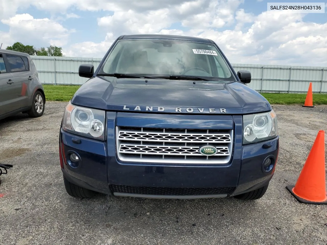 2008 Land Rover Lr2 Se Technology VIN: SALFS24N28H043136 Lot: 55700484