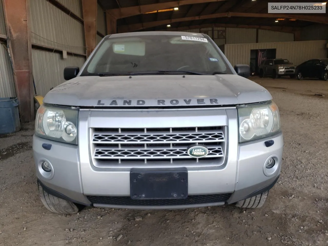 2008 Land Rover Lr2 Se VIN: SALFP24N78H025233 Lot: 57017294