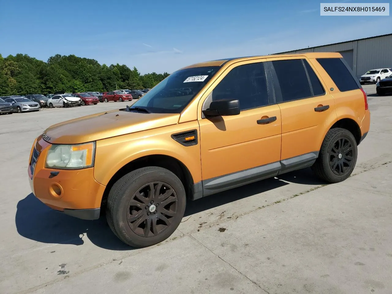 2008 Land Rover Lr2 Se Technology VIN: SALFS24NX8H015469 Lot: 57152124