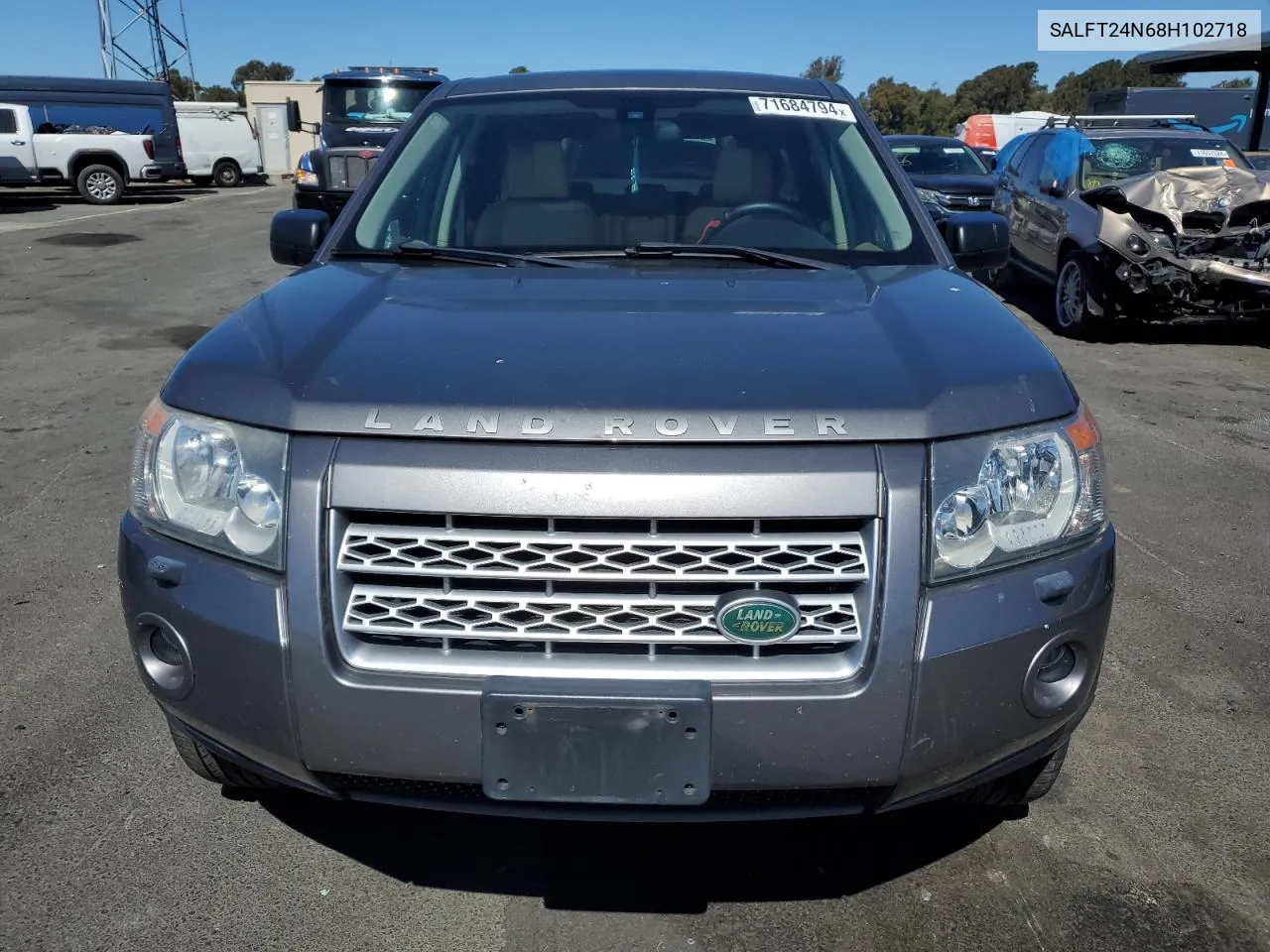 2008 Land Rover Lr2 Hse Technology VIN: SALFT24N68H102718 Lot: 71684794