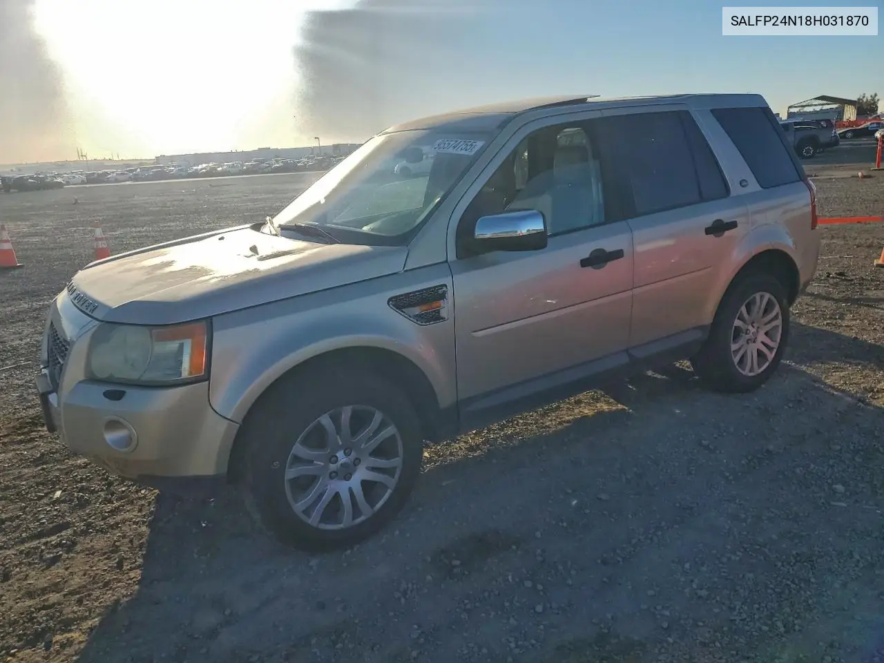 SALFP24N18H031870 2008 Land Rover Lr2 Se