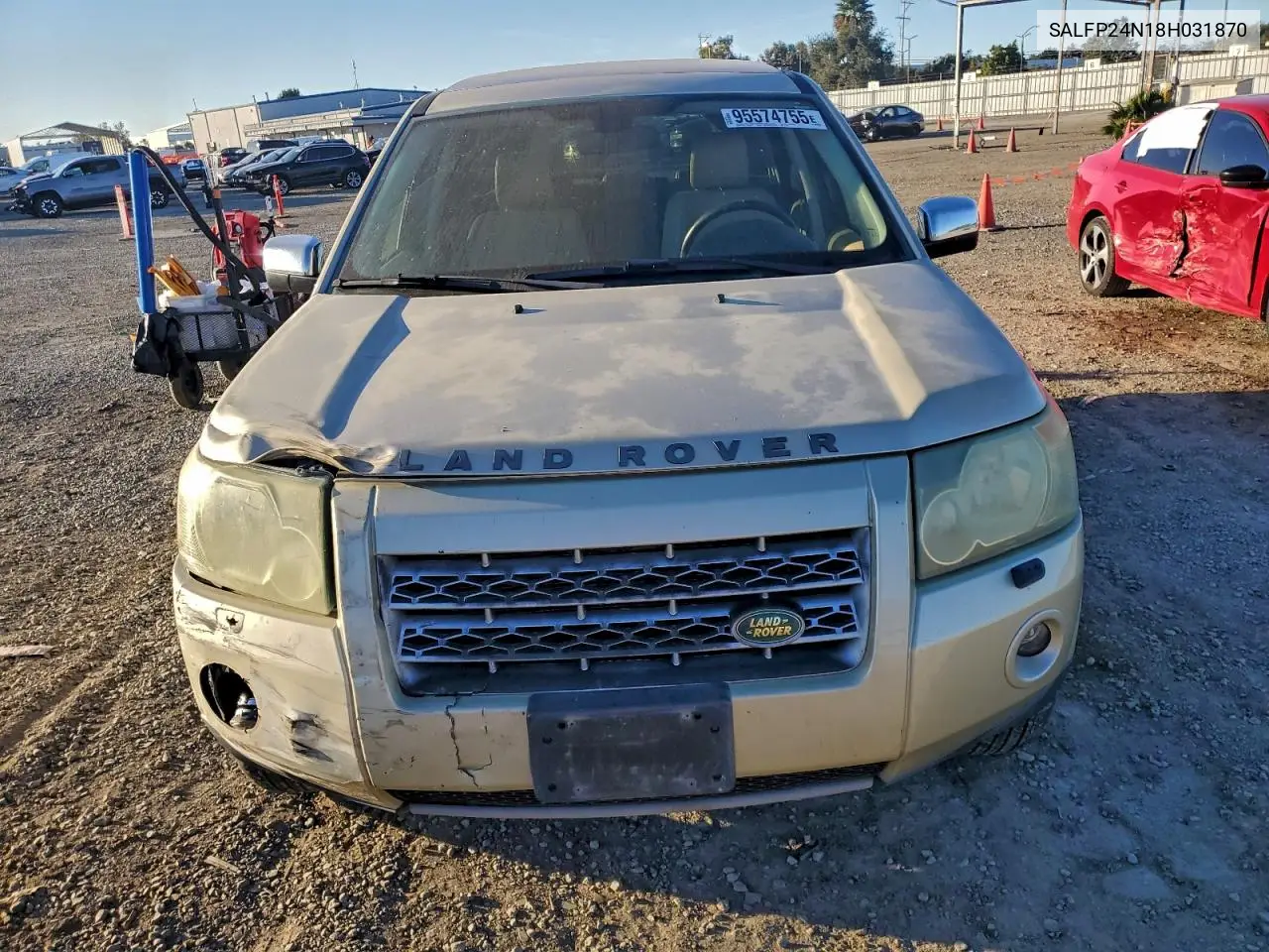 SALFP24N18H031870 2008 Land Rover Lr2 Se