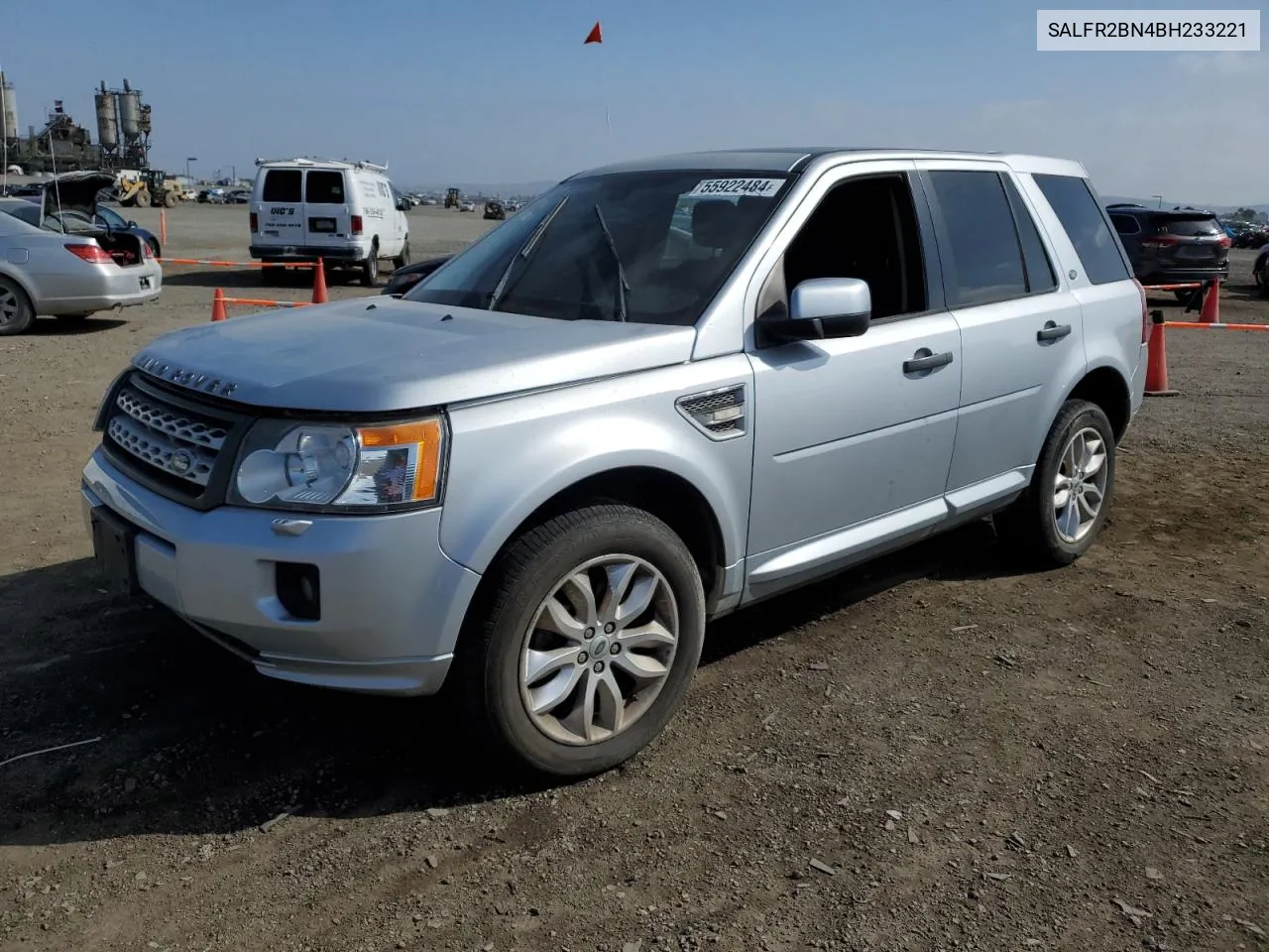 2011 Land Rover Lr2 Hse VIN: SALFR2BN4BH233221 Lot: 55922484