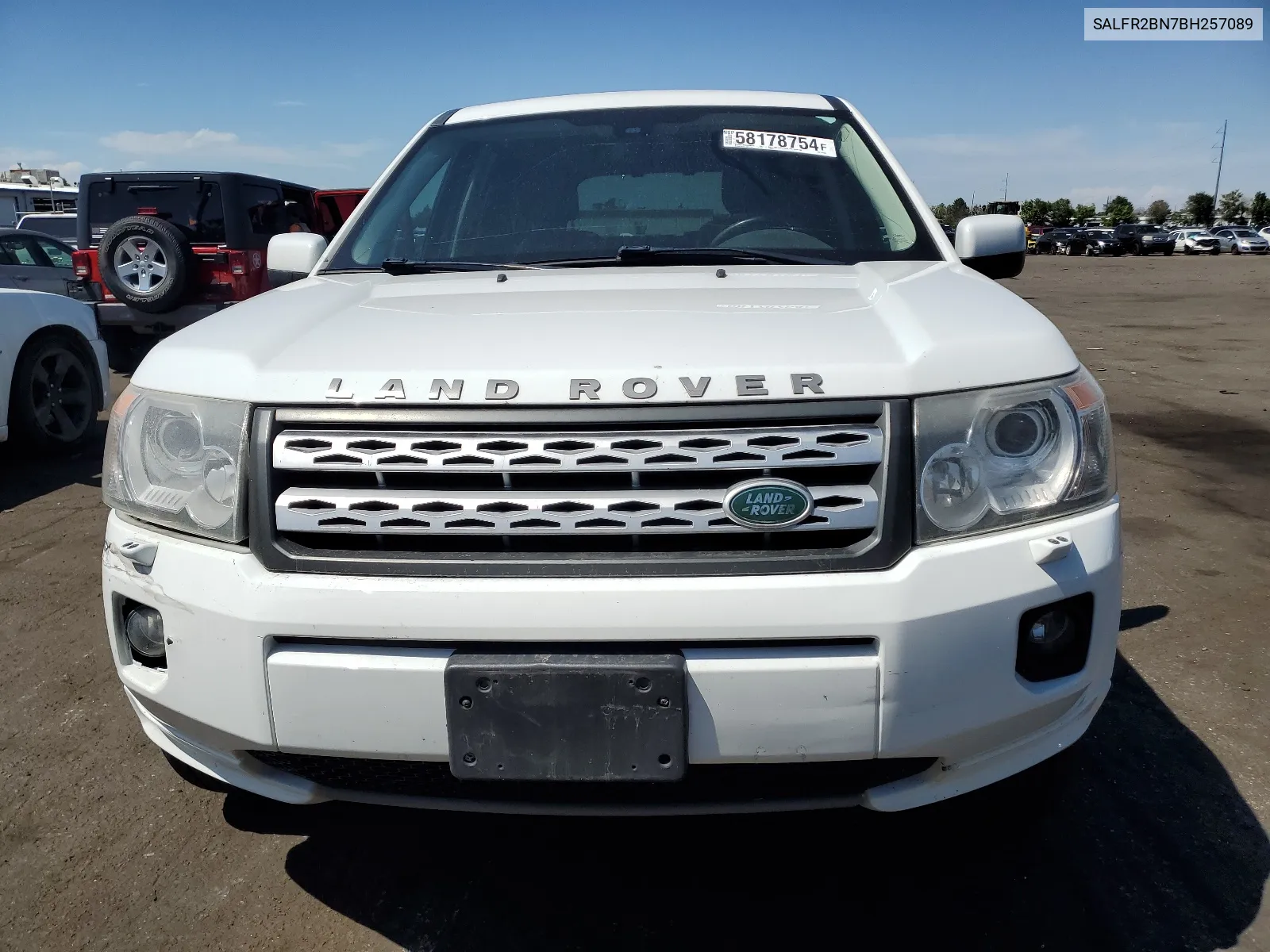 2011 Land Rover Lr2 Hse VIN: SALFR2BN7BH257089 Lot: 58178754