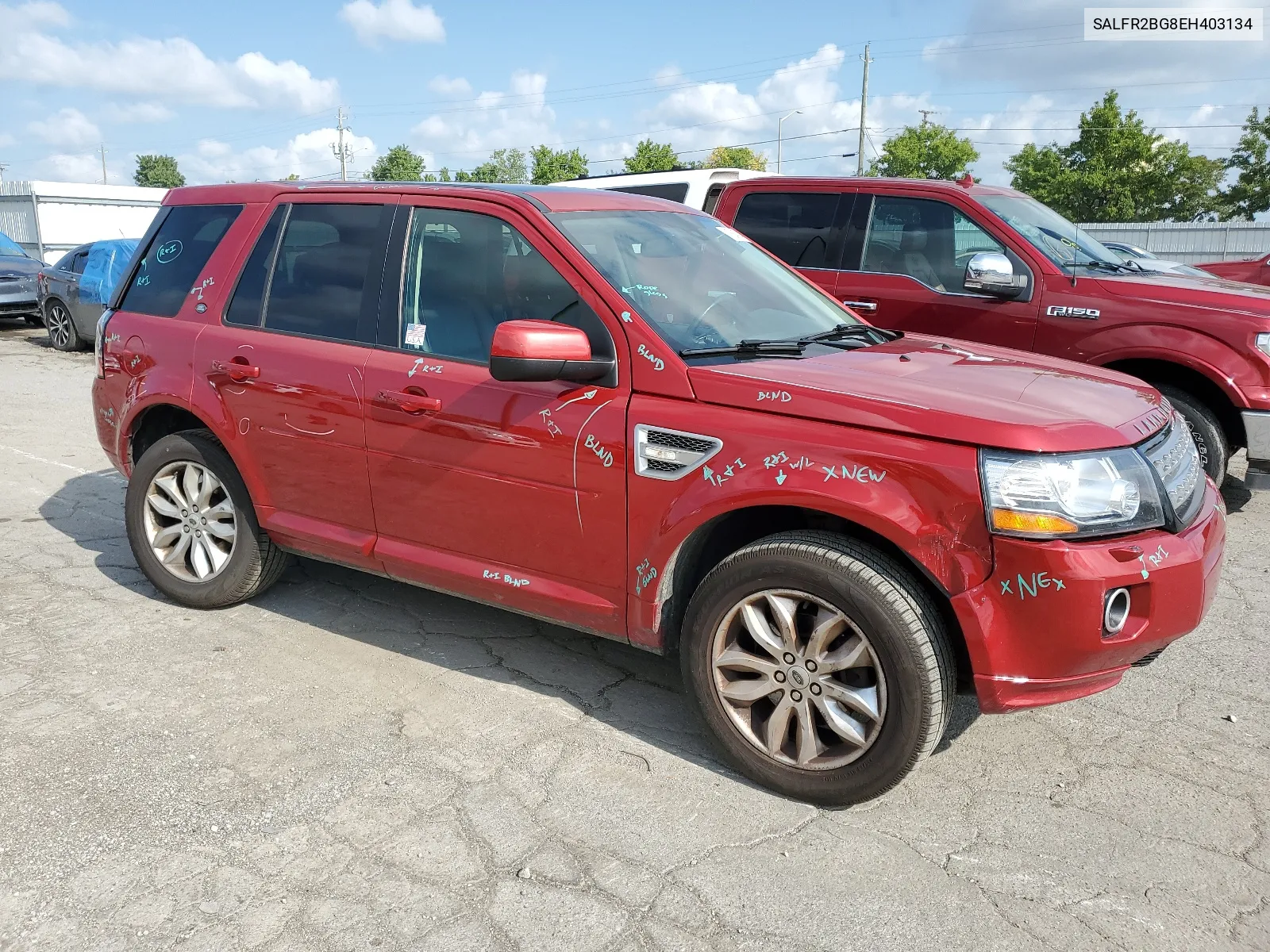 2014 Land Rover Lr2 Hse VIN: SALFR2BG8EH403134 Lot: 67664274