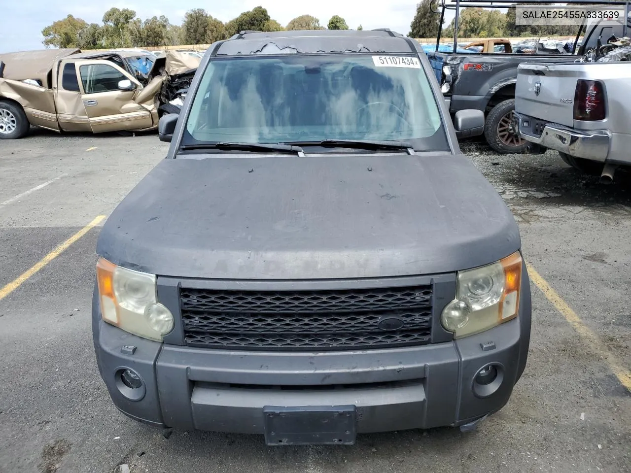 2005 Land Rover Lr3 Se VIN: SALAE25455A333639 Lot: 51107434