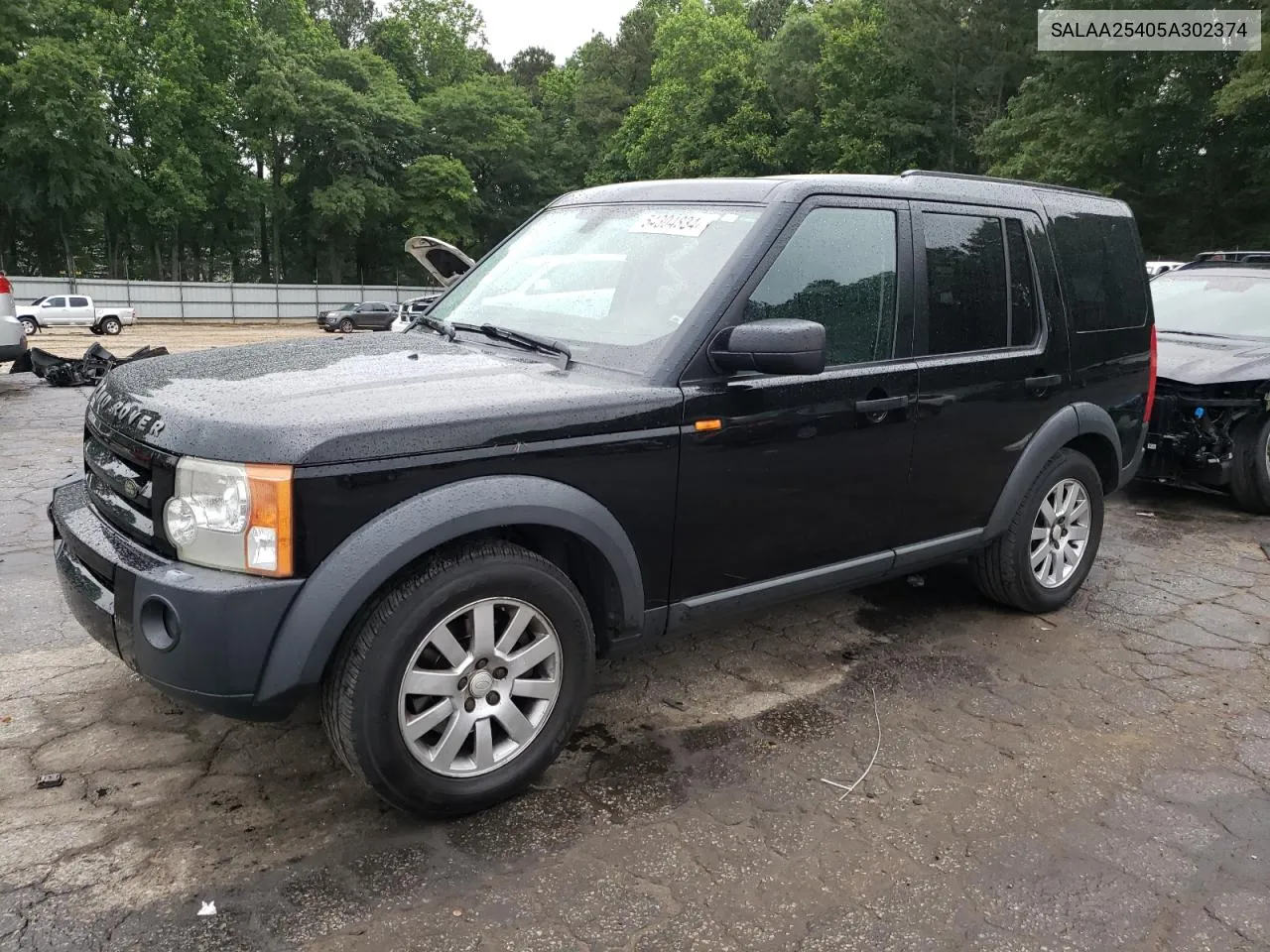 2005 Land Rover Lr3 VIN: SALAA25405A302374 Lot: 54304834