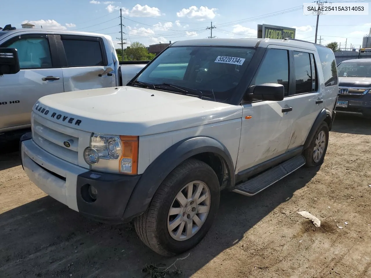 2005 Land Rover Lr3 Se VIN: SALAE25415A314053 Lot: 55220134