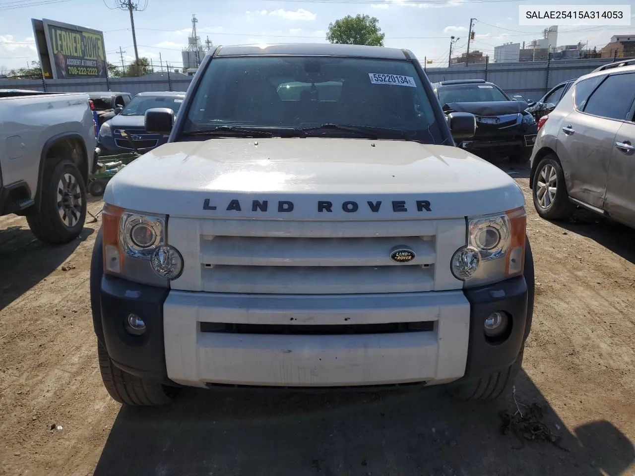 2005 Land Rover Lr3 Se VIN: SALAE25415A314053 Lot: 55220134