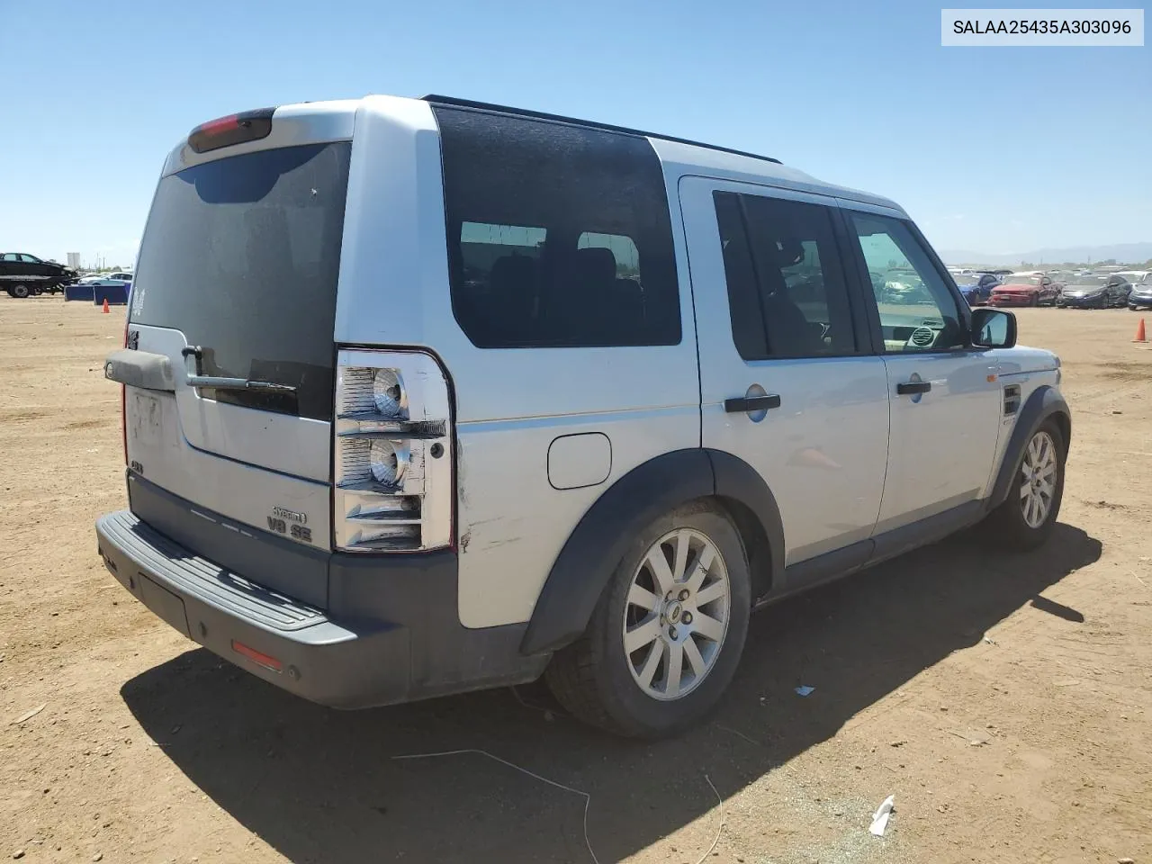 2005 Land Rover Lr3 VIN: SALAA25435A303096 Lot: 57642454