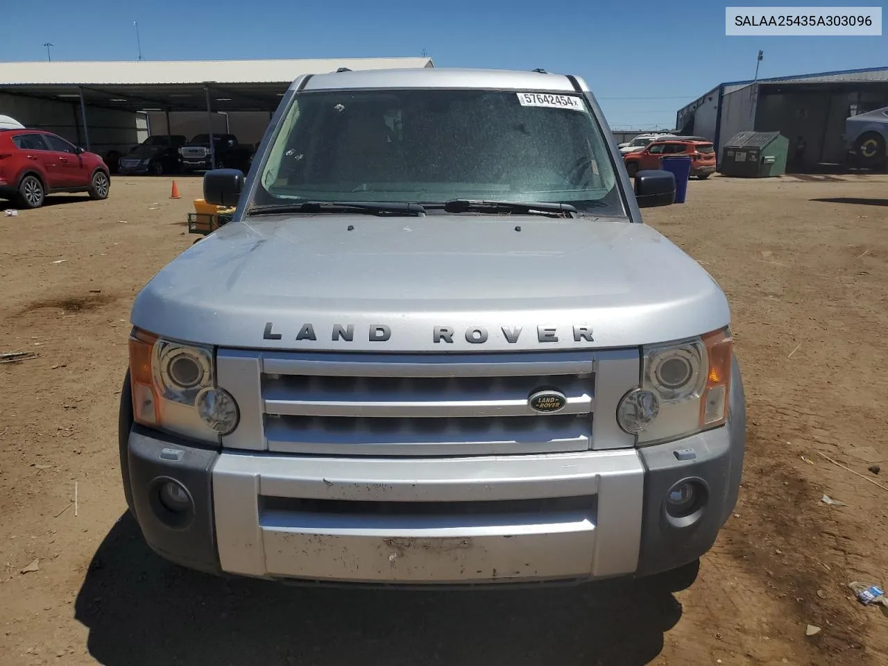 2005 Land Rover Lr3 VIN: SALAA25435A303096 Lot: 57642454