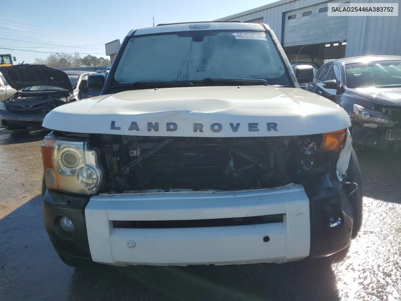 2006 Land Rover Lr3 Hse VIN: SALAG25446A383752 Lot: 40352274