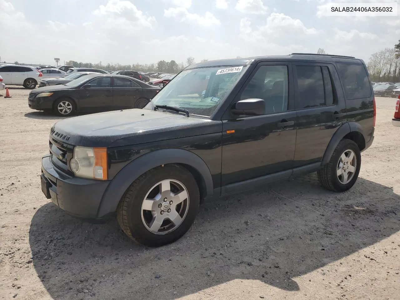 2006 Land Rover Lr3 VIN: SALAB24406A356032 Lot: 45730614