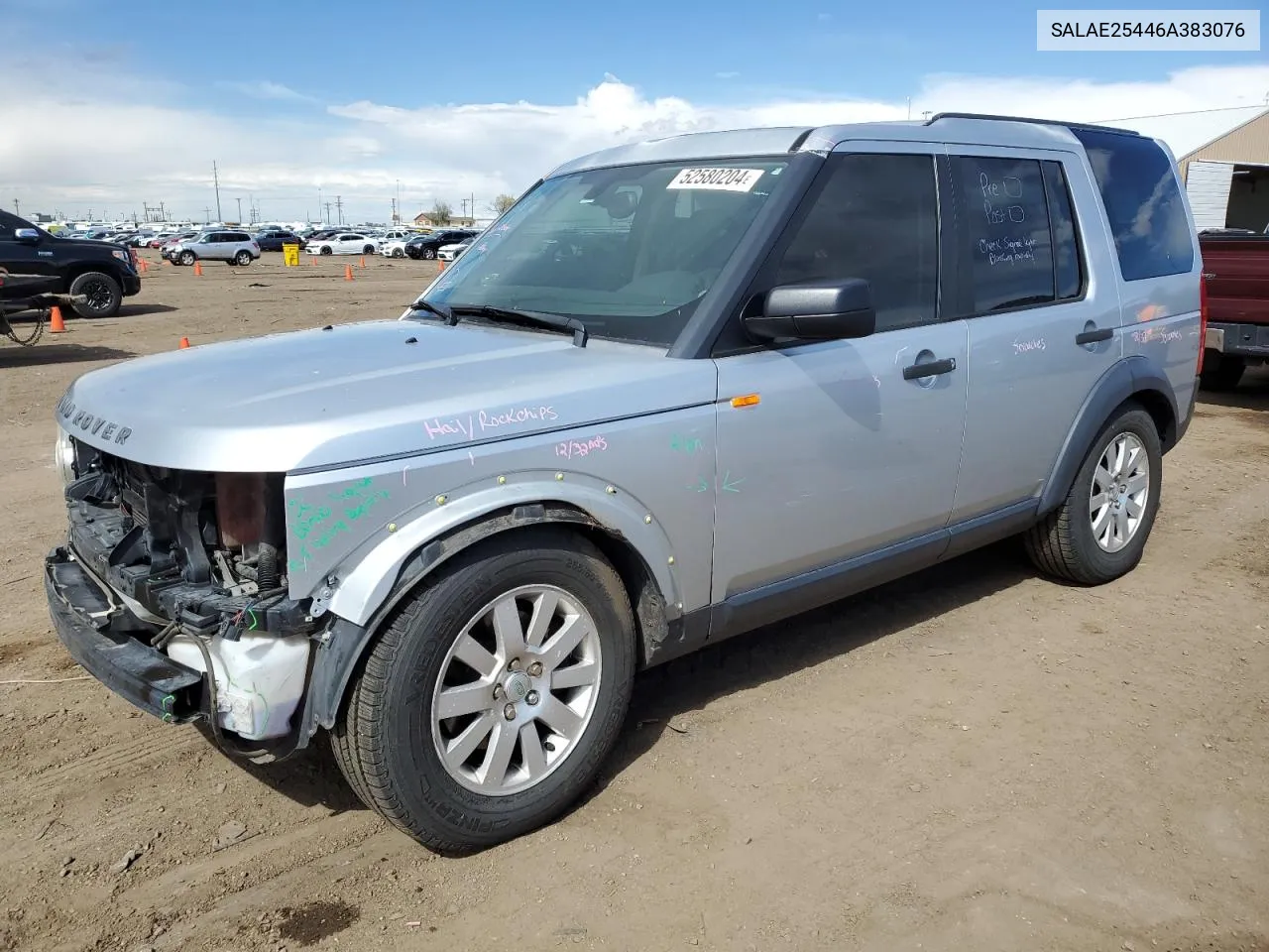 SALAE25446A383076 2006 Land Rover Lr3 Se