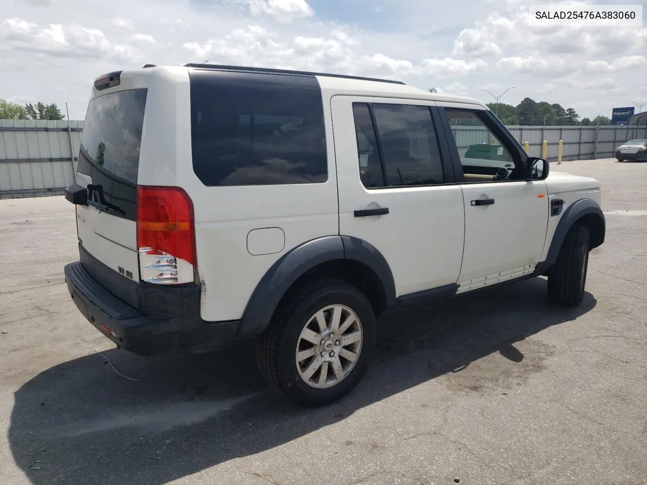 SALAD25476A383060 2006 Land Rover Lr3 Se