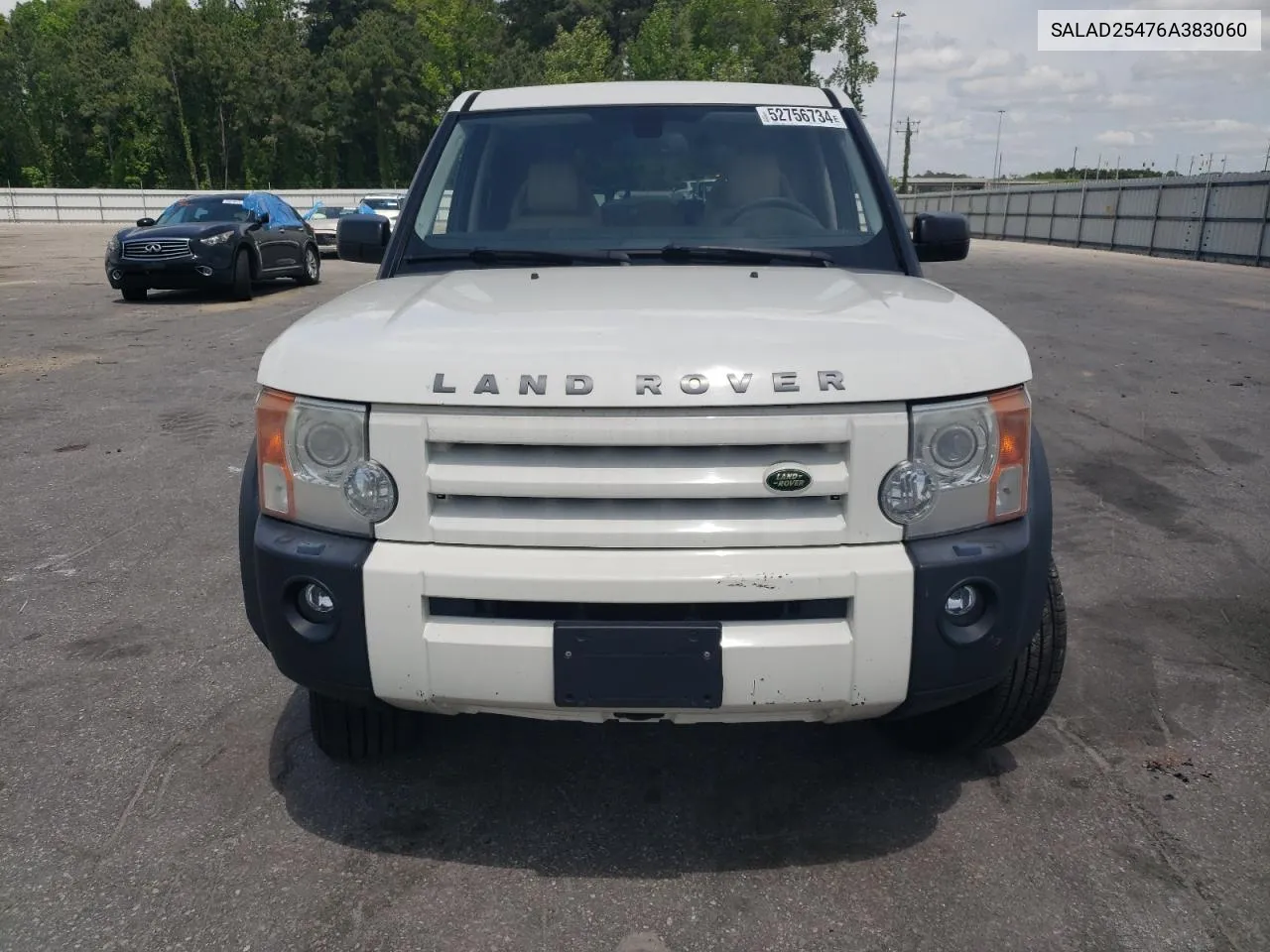 SALAD25476A383060 2006 Land Rover Lr3 Se