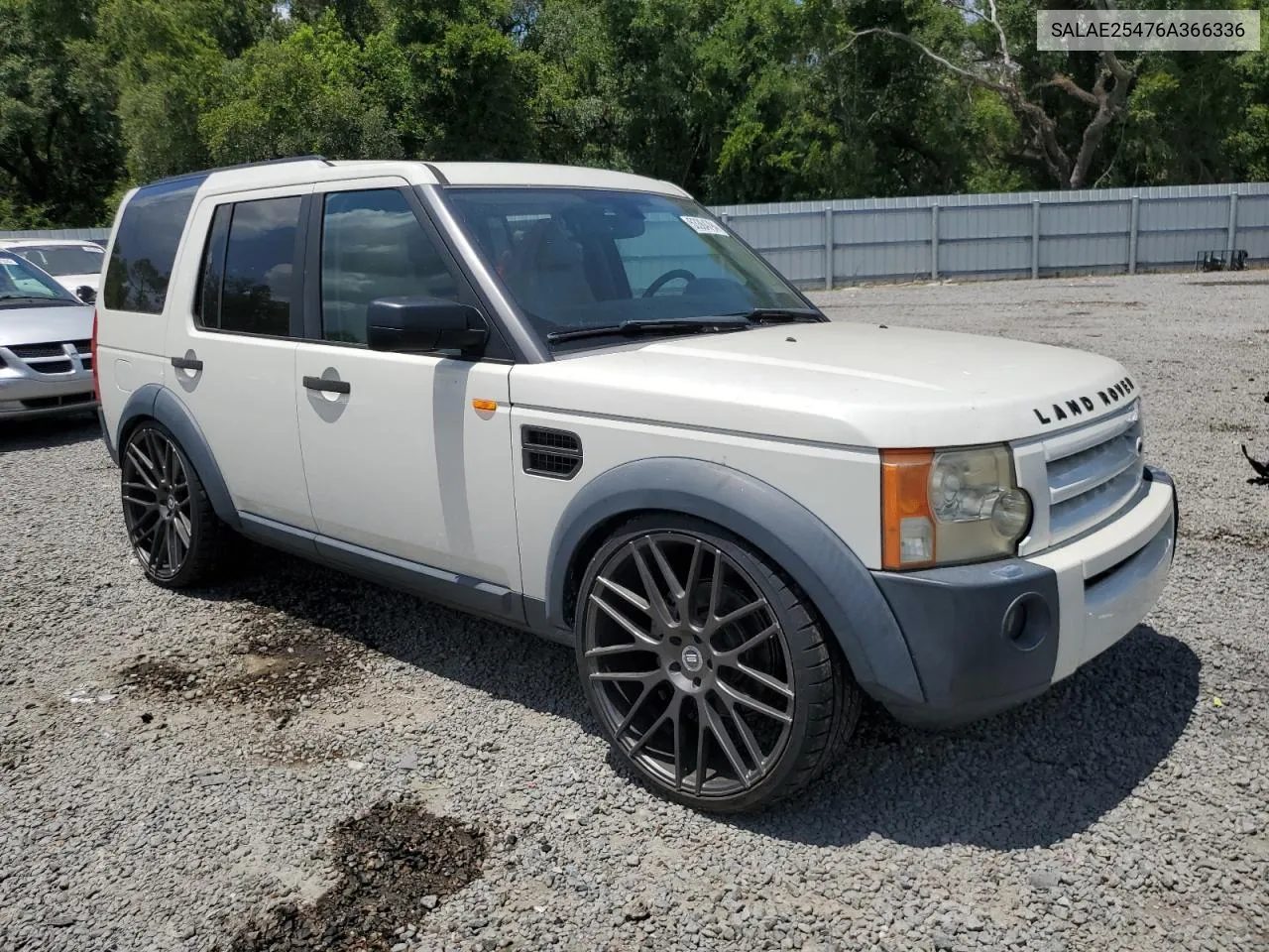 2006 Land Rover Lr3 Se VIN: SALAE25476A366336 Lot: 53364794