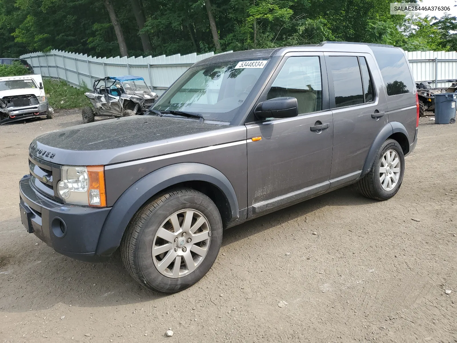 2006 Land Rover Lr3 Se VIN: SALAE25446A376306 Lot: 53448334