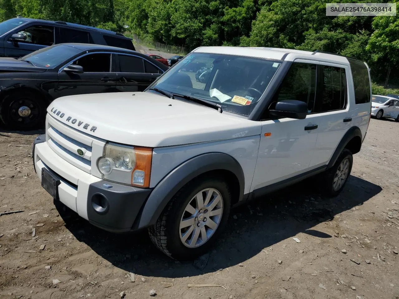 2006 Land Rover Lr3 Se VIN: SALAE25476A398414 Lot: 55814744