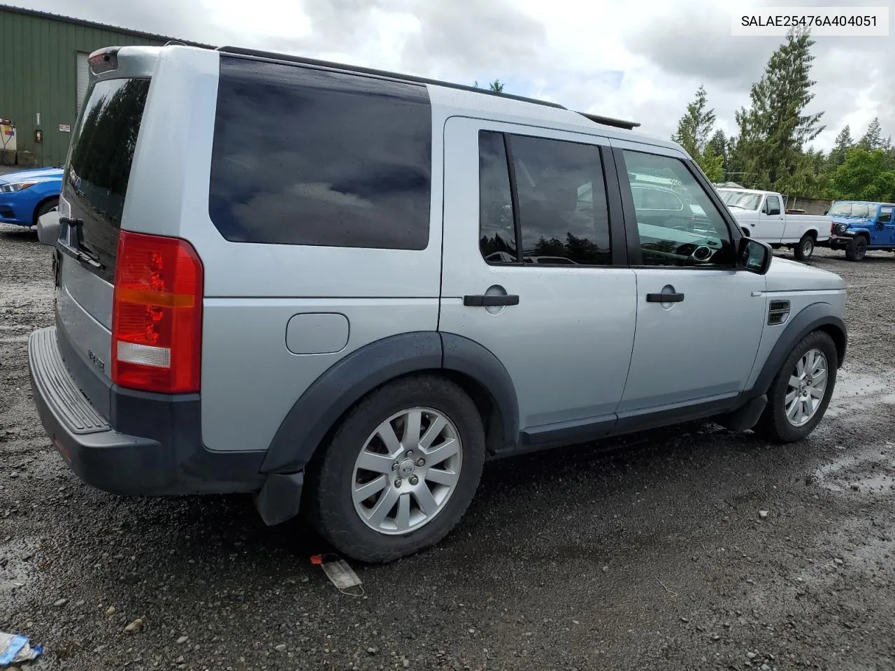 2006 Land Rover Lr3 Se VIN: SALAE25476A404051 Lot: 57319254