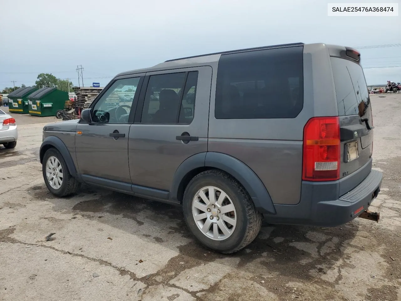 SALAE25476A368474 2006 Land Rover Lr3 Se