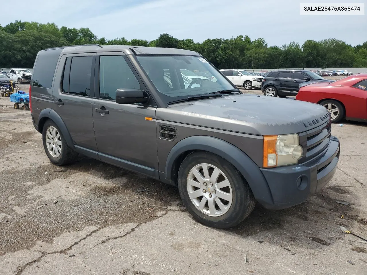 SALAE25476A368474 2006 Land Rover Lr3 Se