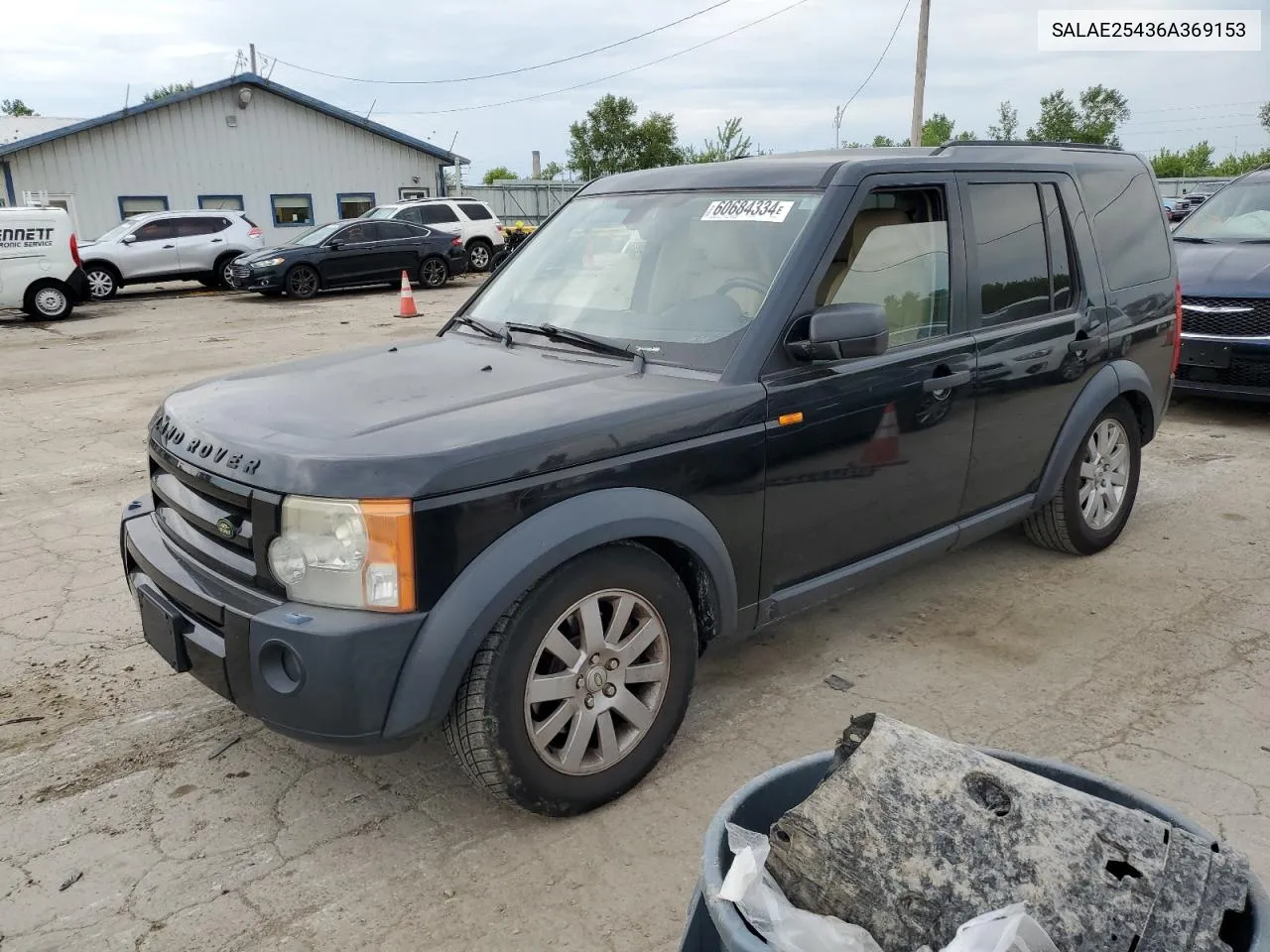 2006 Land Rover Lr3 Se VIN: SALAE25436A369153 Lot: 60684334