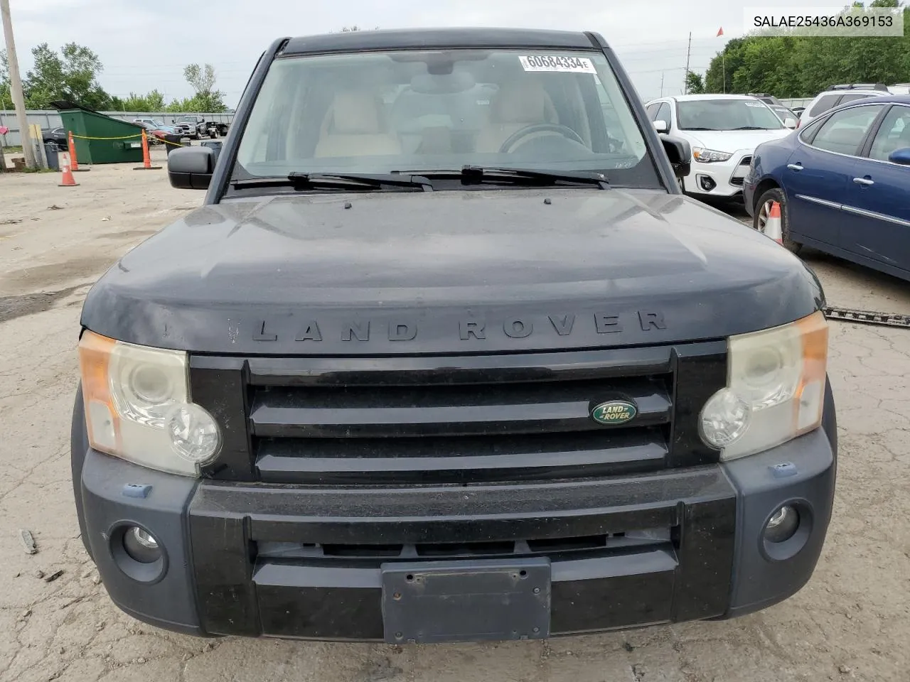 SALAE25436A369153 2006 Land Rover Lr3 Se