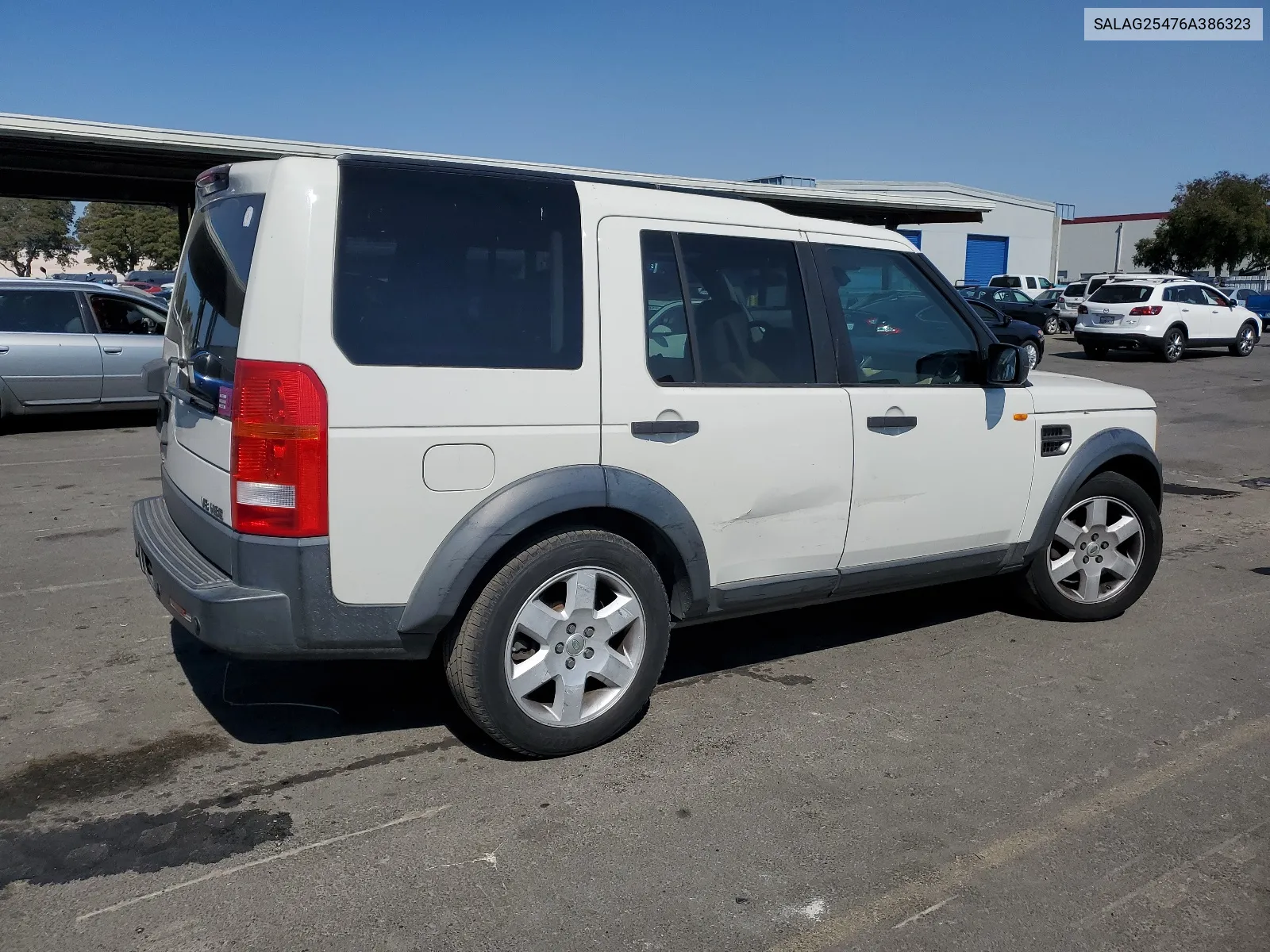 2006 Land Rover Lr3 Hse VIN: SALAG25476A386323 Lot: 61307864