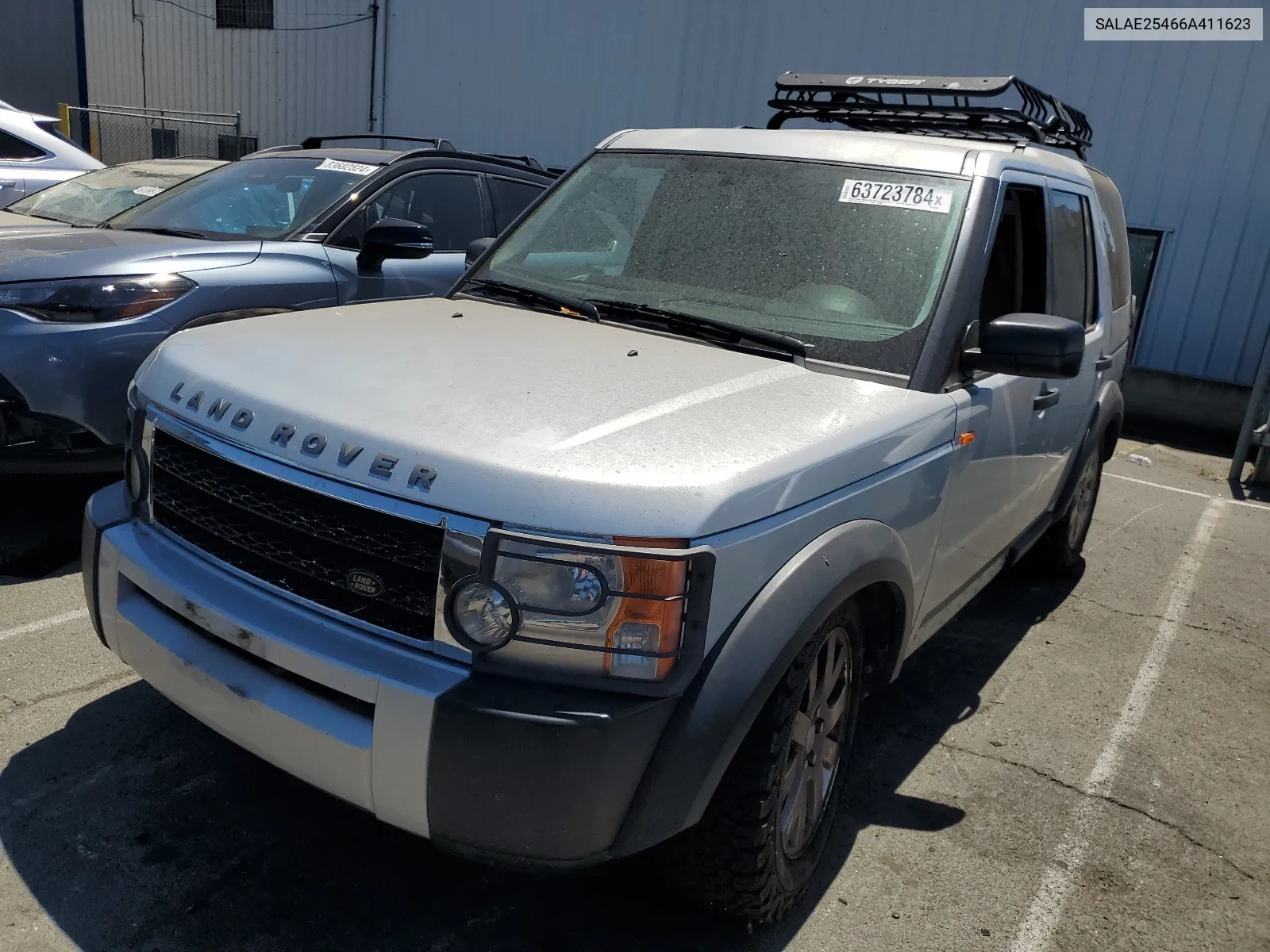 2006 Land Rover Lr3 Se VIN: SALAE25466A411623 Lot: 63723784